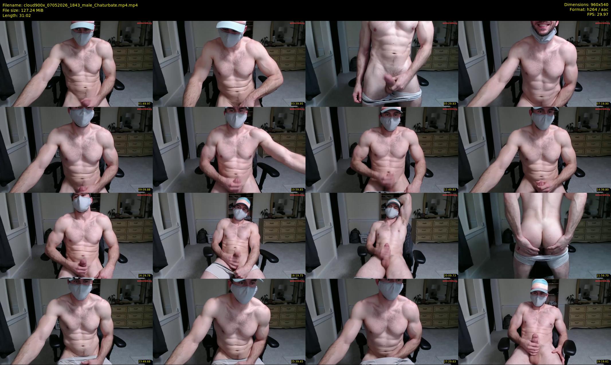 cloud900x — 32 minute Chaturbate male cam show recording, 480p, May 7, 2026