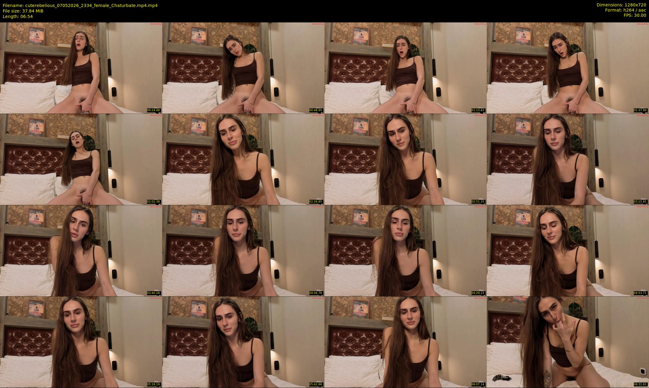 cuterebelious — 7 minute Chaturbate female cam show recording, 720p, May 7, 2026