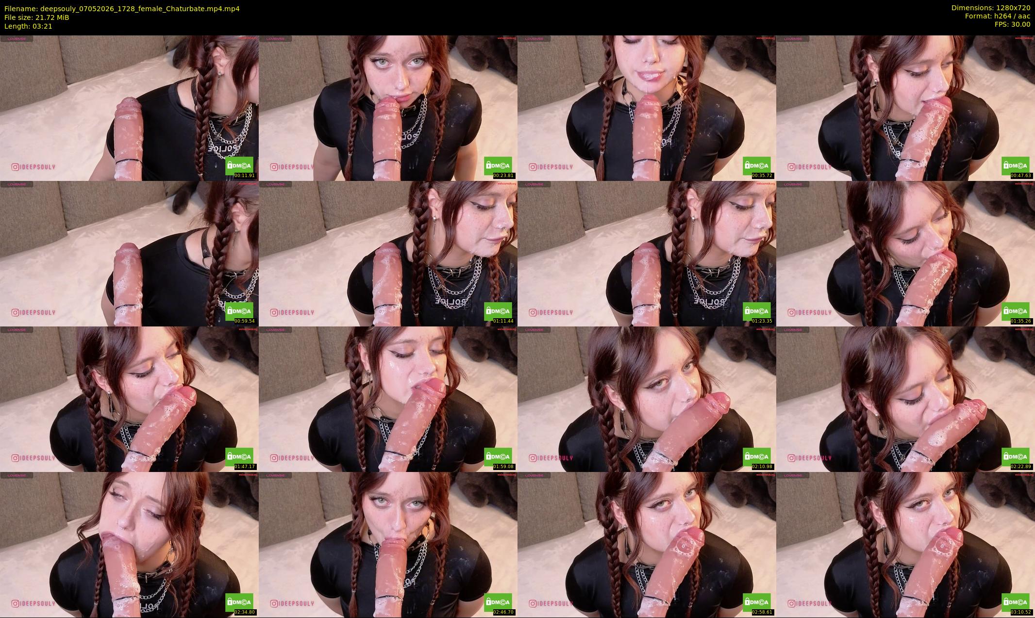 deepsouly — 4 minute Chaturbate female cam show recording, 720p, May 7, 2026