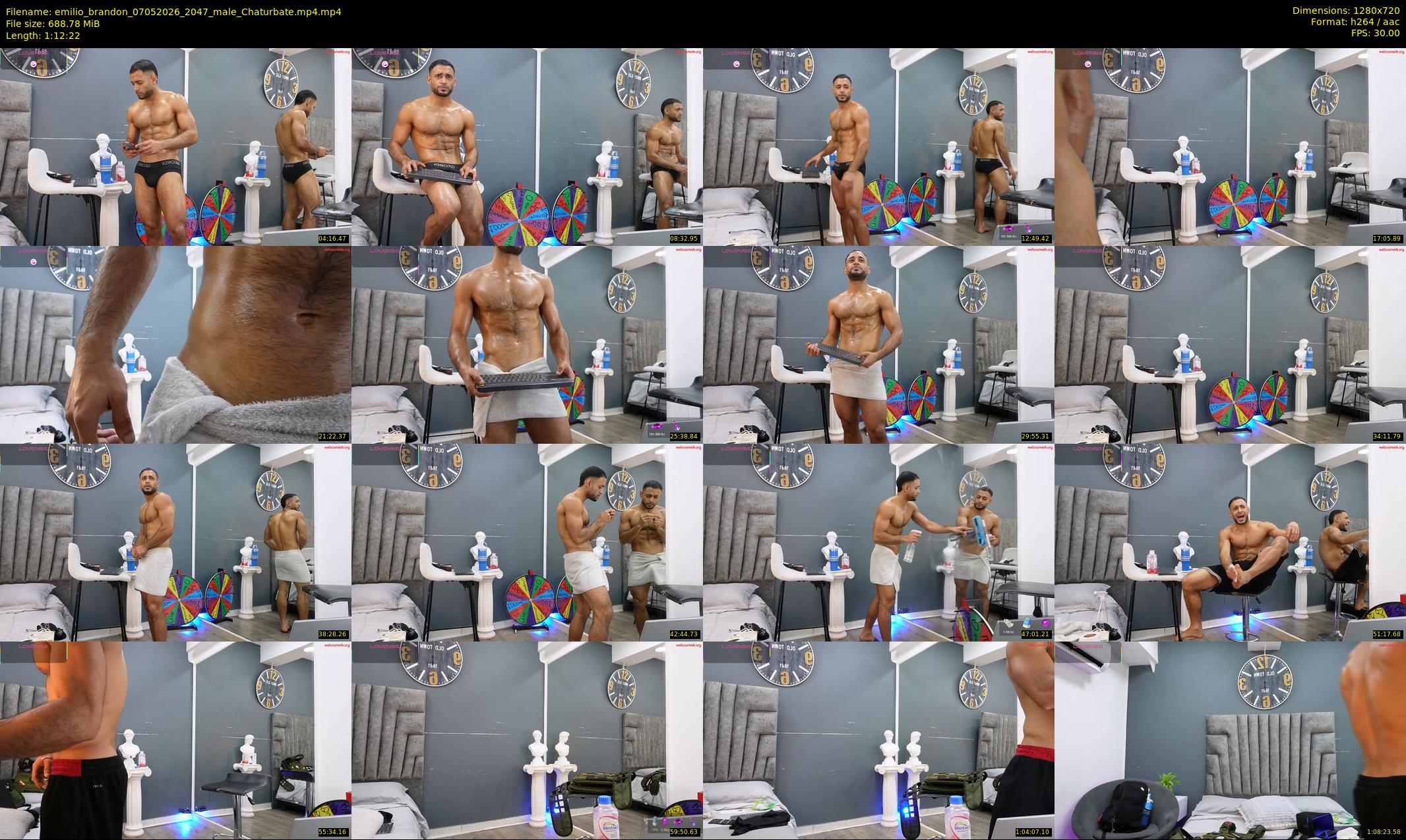 emilio_brandon — 73 minute Chaturbate male cam show recording, 720p, May 7, 2026