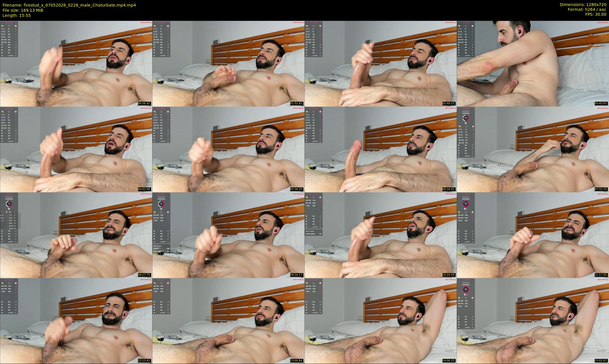 firestud_x — 16 minute Chaturbate male cam show recording, 720p, May 7, 2026