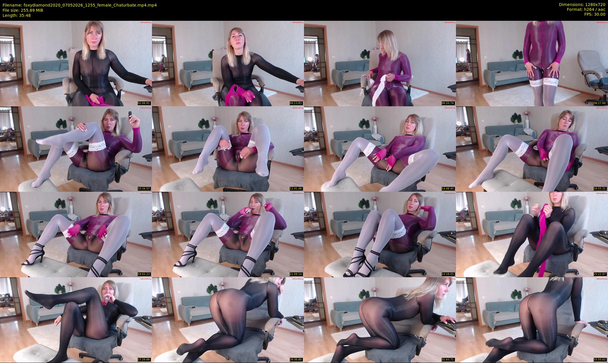 foxydiamond2020 — 36 minute Chaturbate female cam show recording, 720p, May 7, 2026