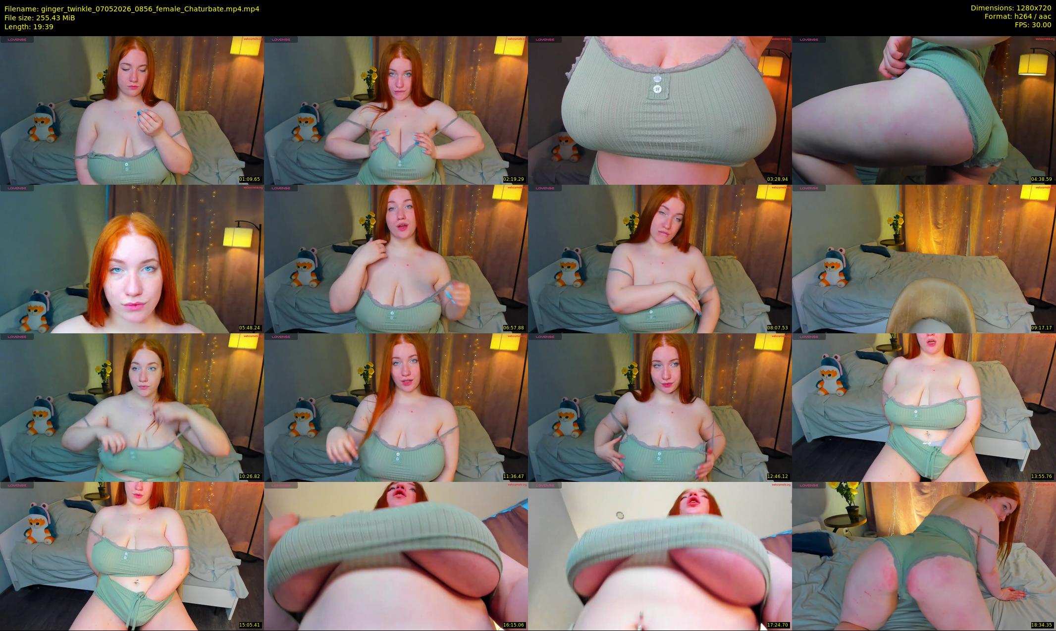 ginger_twinkle — 20 minute Chaturbate female cam show recording, 720p, May 7, 2026