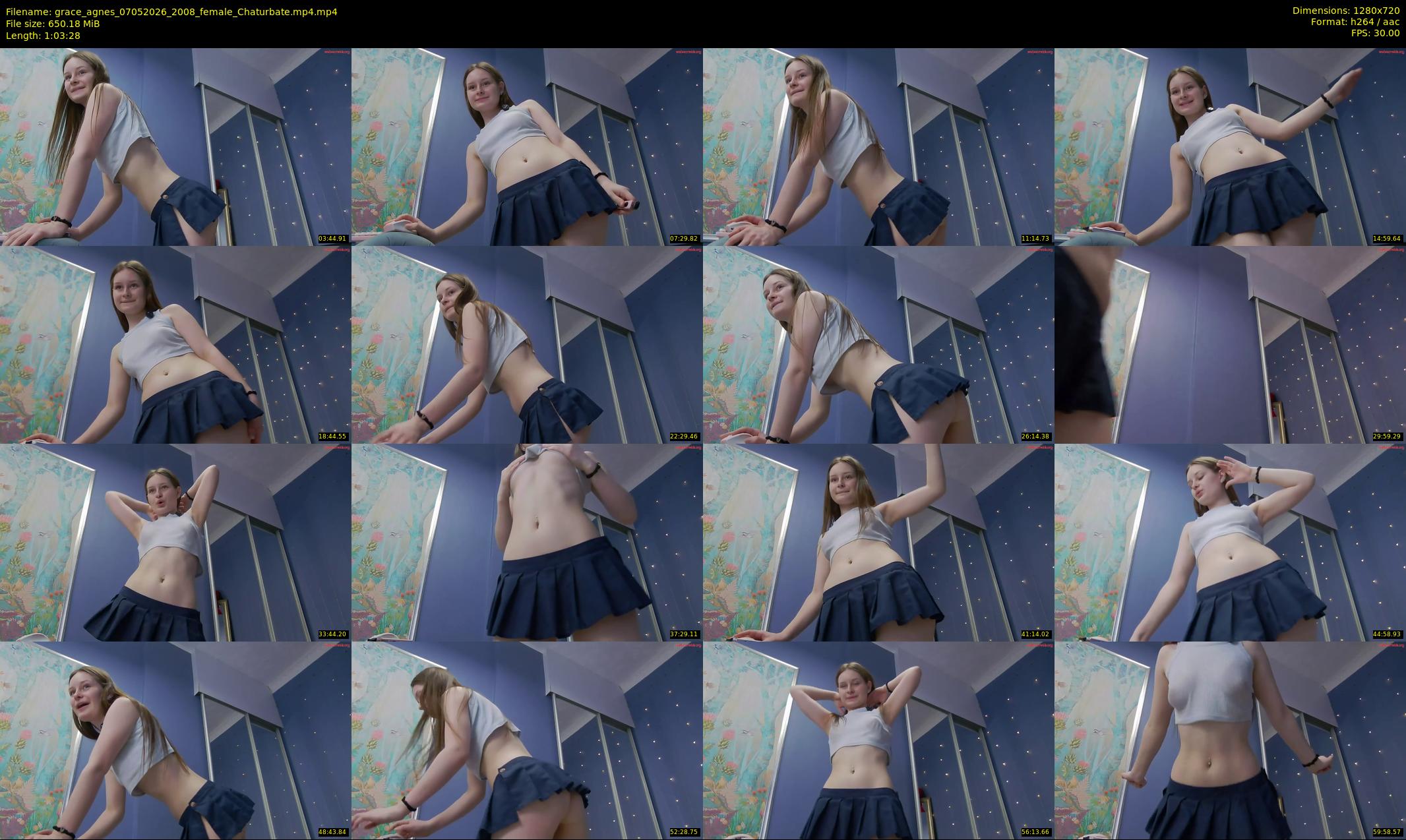 grace_agnes — 64 minute Chaturbate female cam show recording, 720p, May 7, 2026