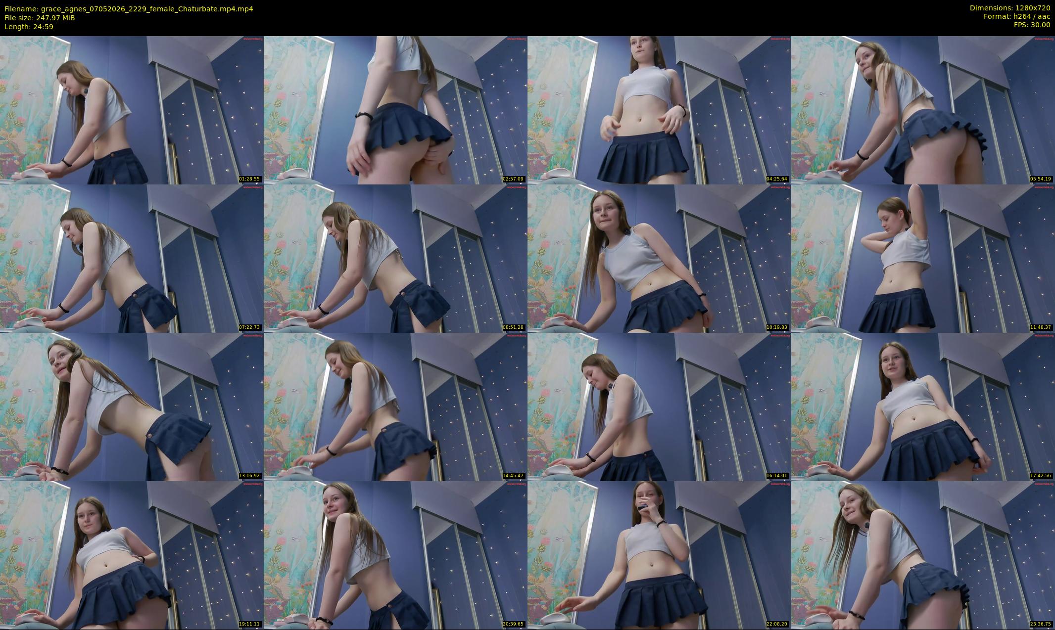 grace_agnes — 25 minute Chaturbate female cam show recording, 720p, May 7, 2026