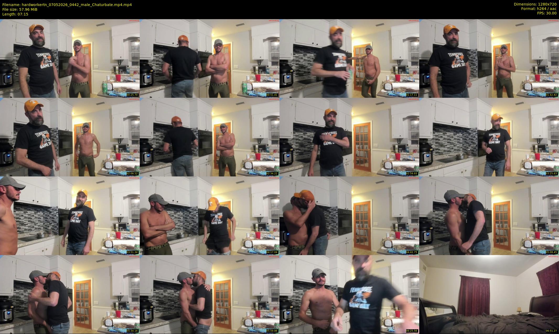 hardworkertn — 8 minute Chaturbate male cam show recording, 720p, May 7, 2026