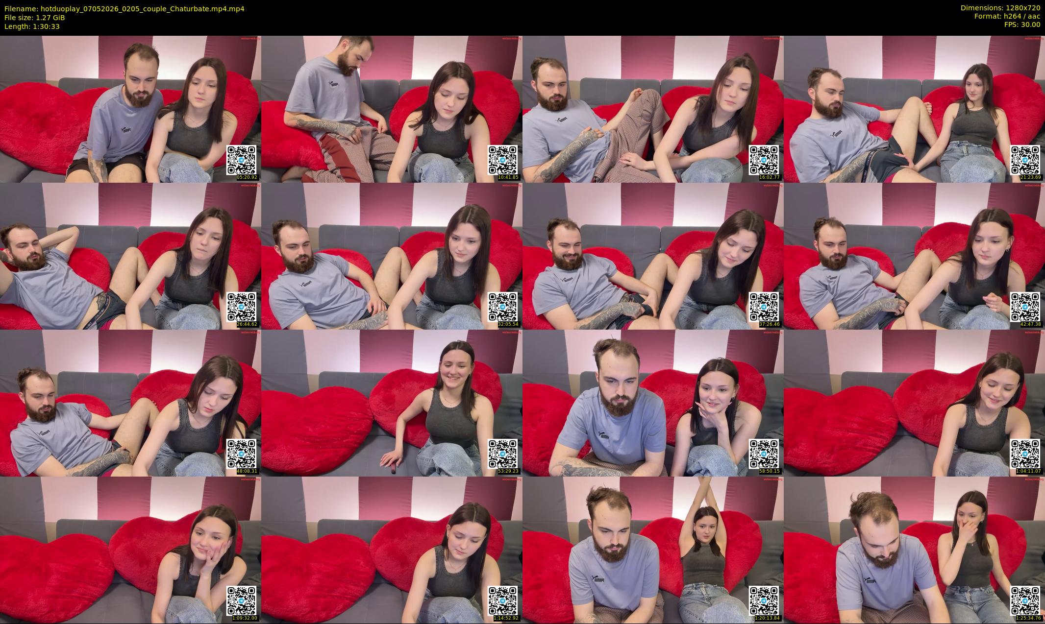 hotduoplay — 91 minute Chaturbate couple cam show recording, 720p, May 7, 2026