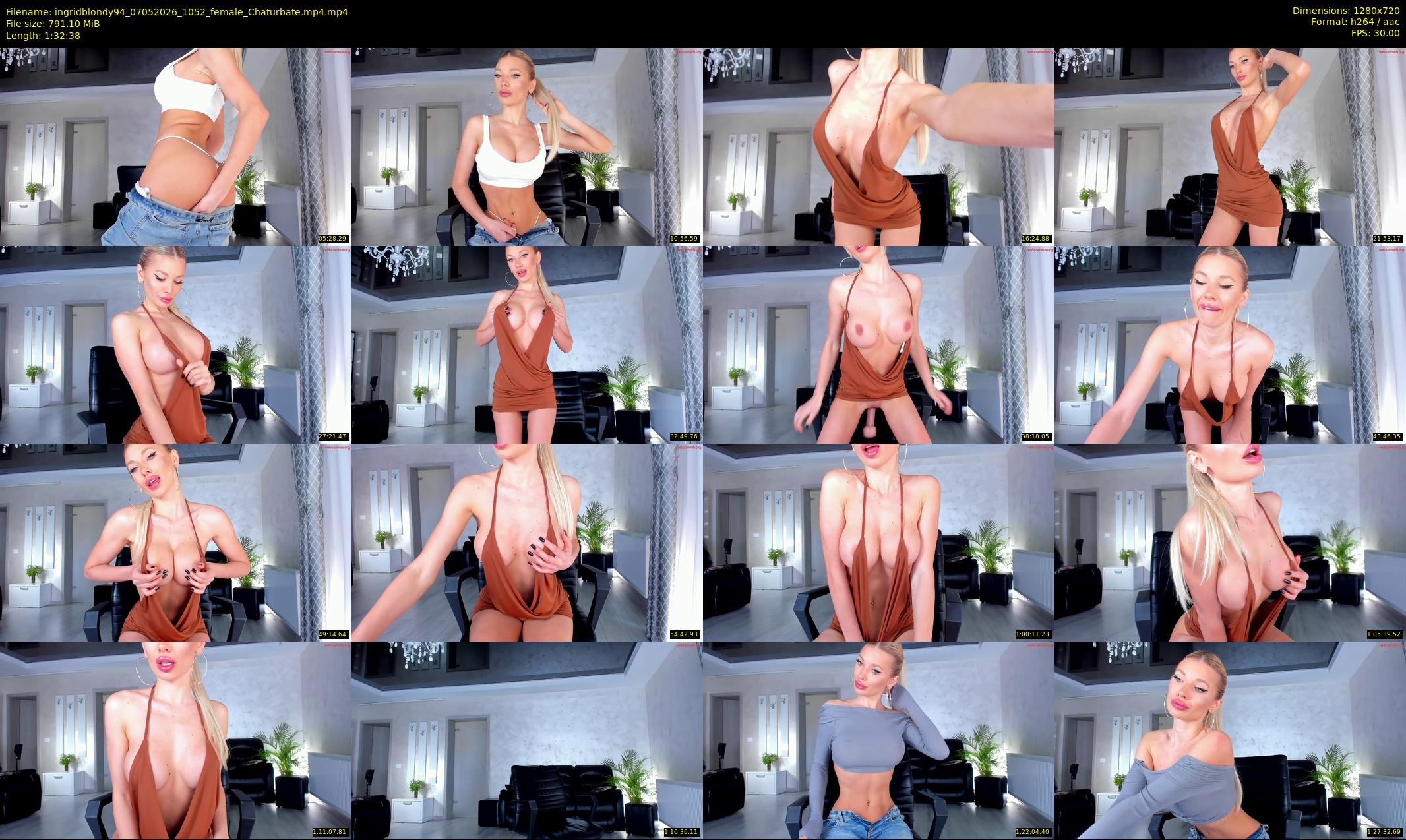 ingridblondy94 — 93 minute Chaturbate female cam show recording, 720p, May 7, 2026