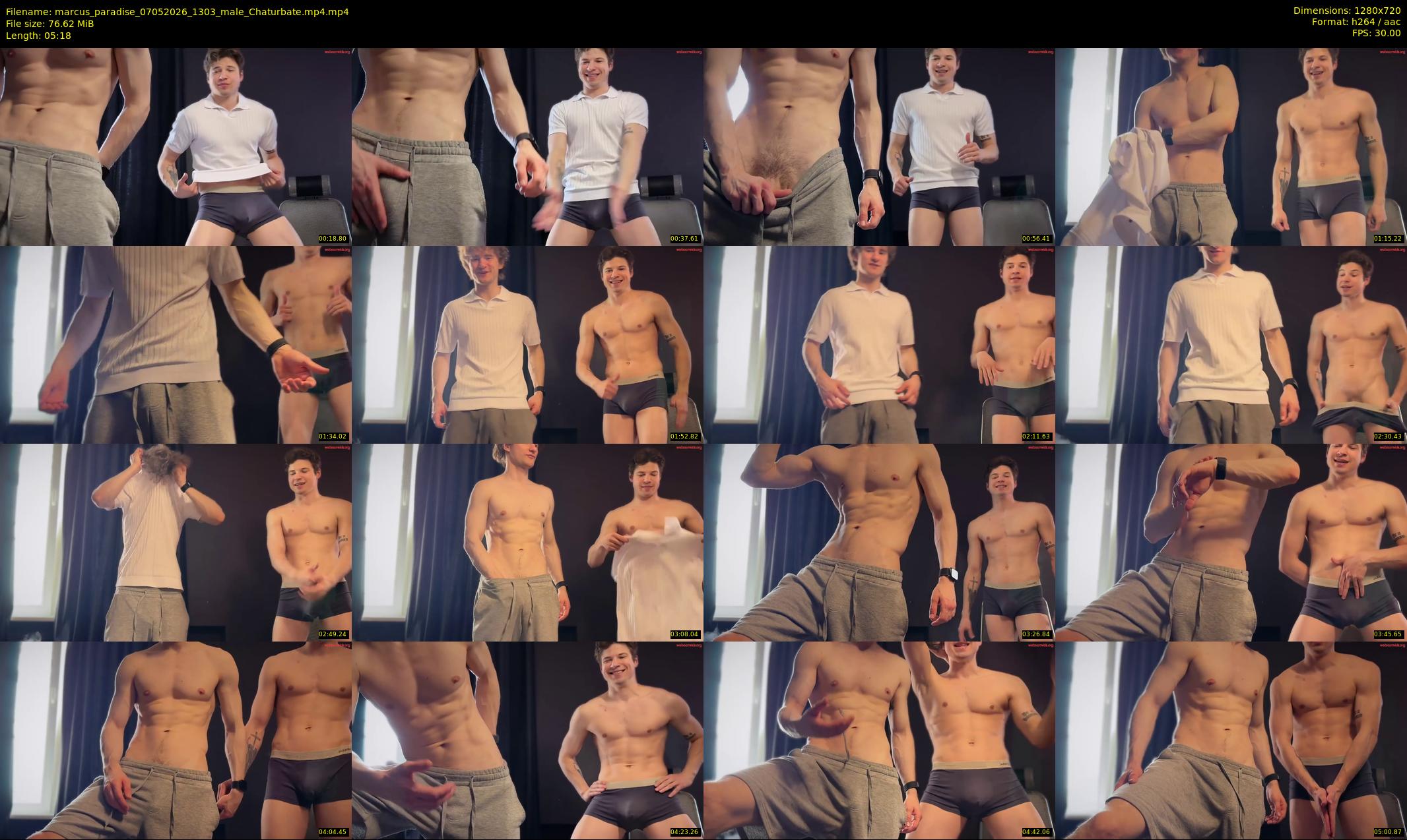 marcus_paradise — 6 minute Chaturbate male cam show recording, 720p, May 7, 2026
