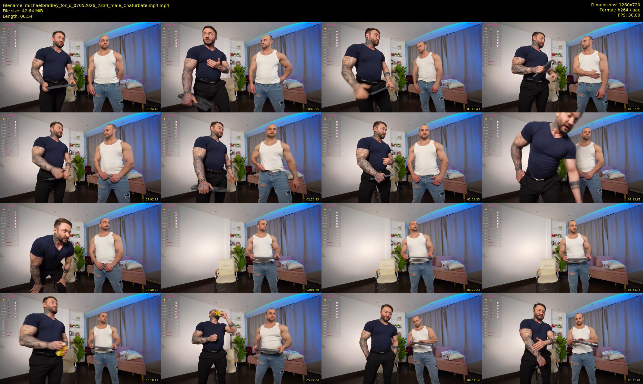 michaelbradley_for_u — 7 minute Chaturbate male cam show recording, 720p, May 7, 2026
