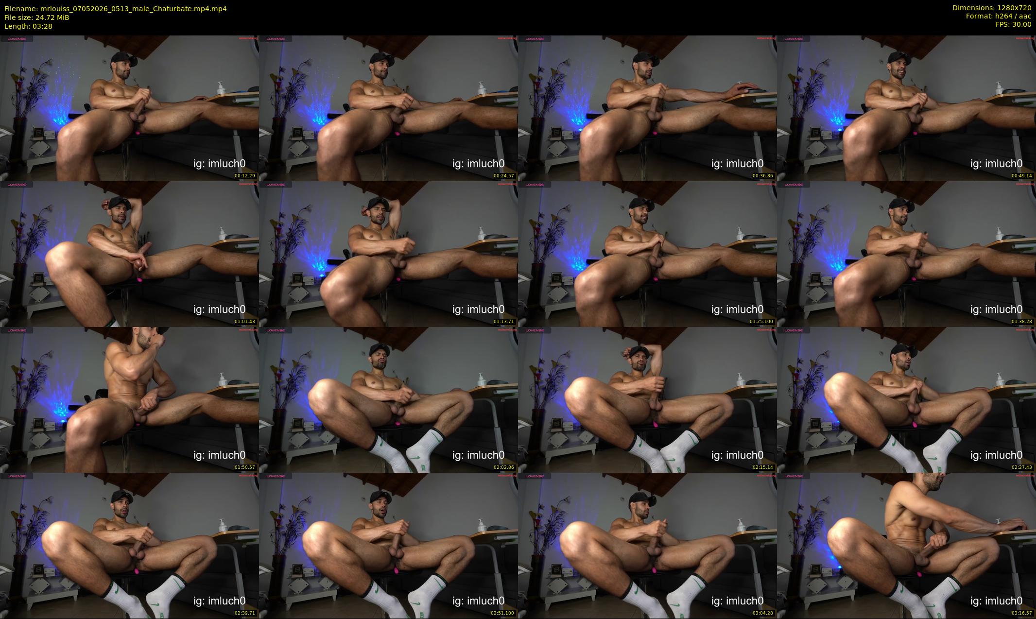 mrlouiss — 4 minute Chaturbate male cam show recording, 720p, May 7, 2026