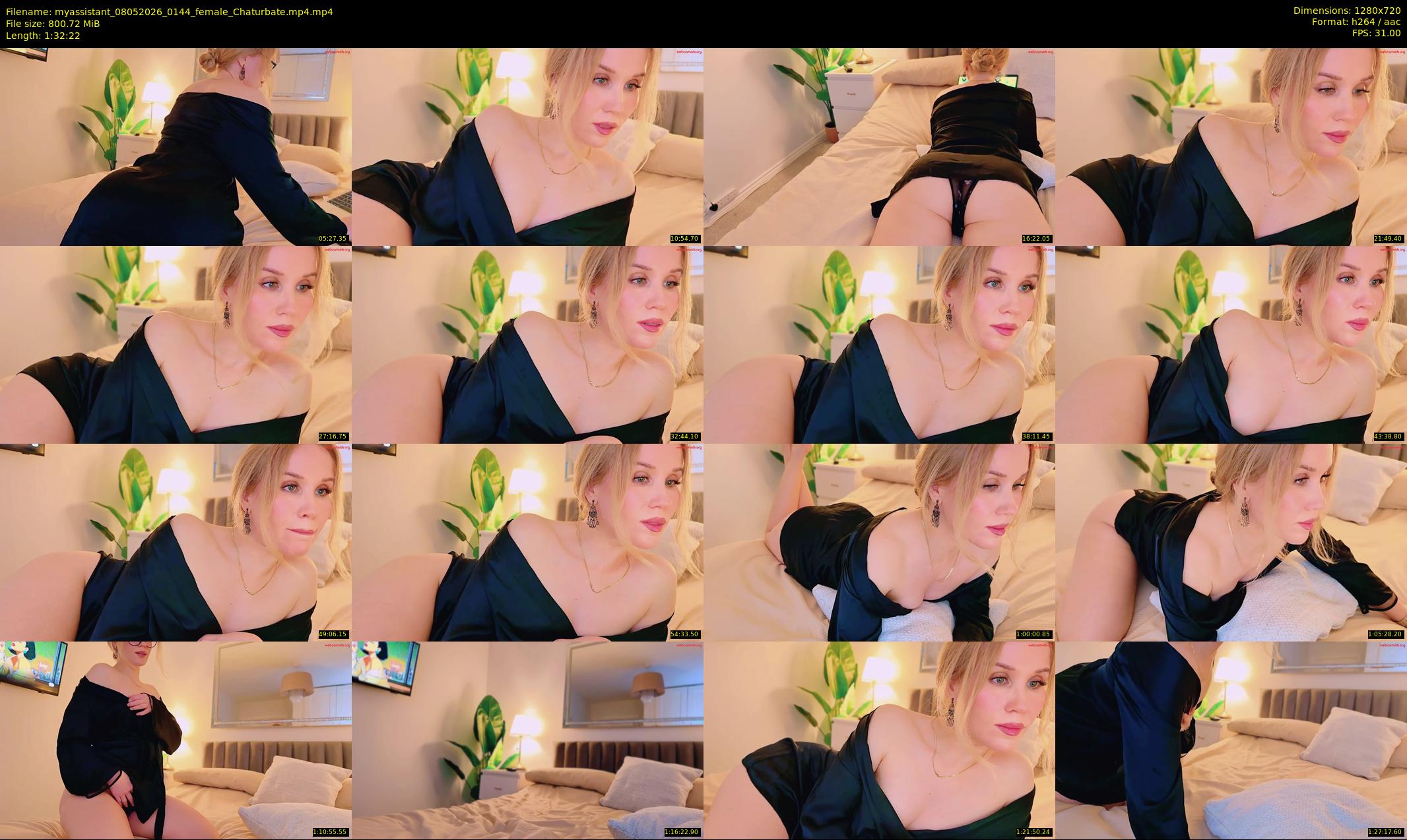 myassistant — 93 minute Chaturbate female cam show recording, 720p, May 8, 2026