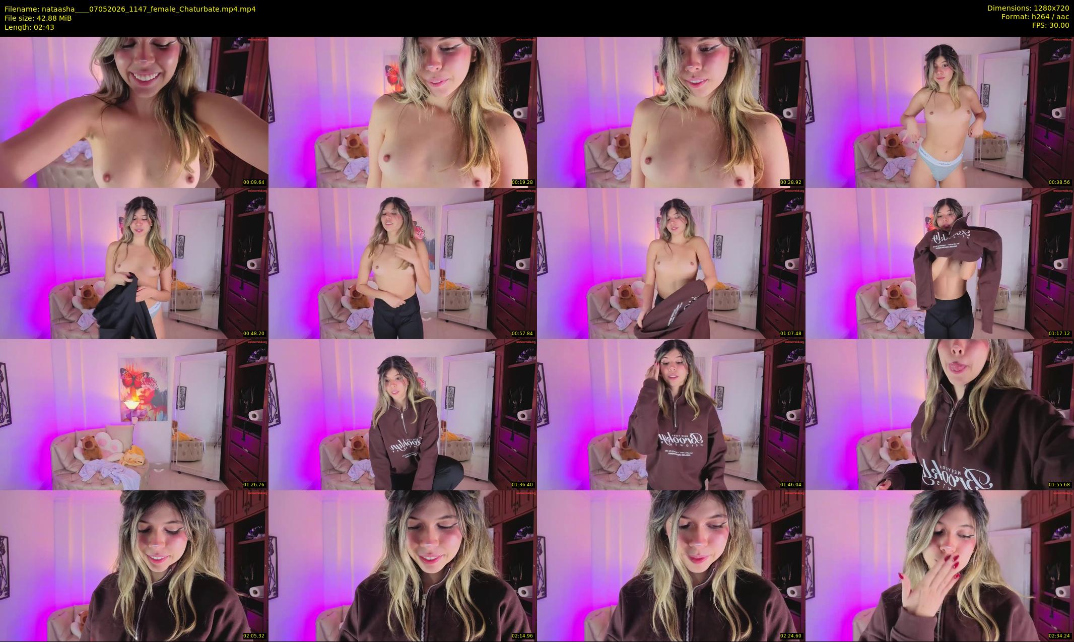 nataasha___ — 3 minute Chaturbate female cam show recording, 720p, May 7, 2026