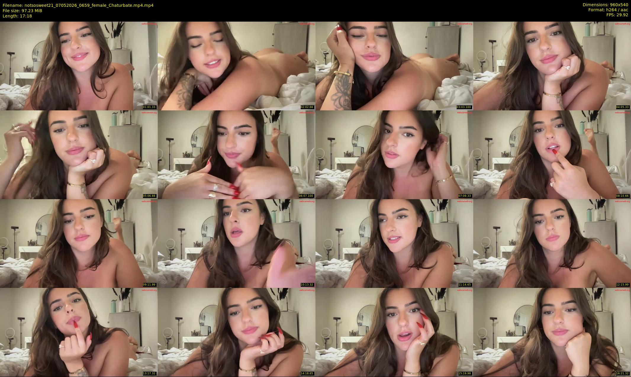 notsosweet21 — 18 minute Chaturbate female cam show recording, 480p, May 7, 2026