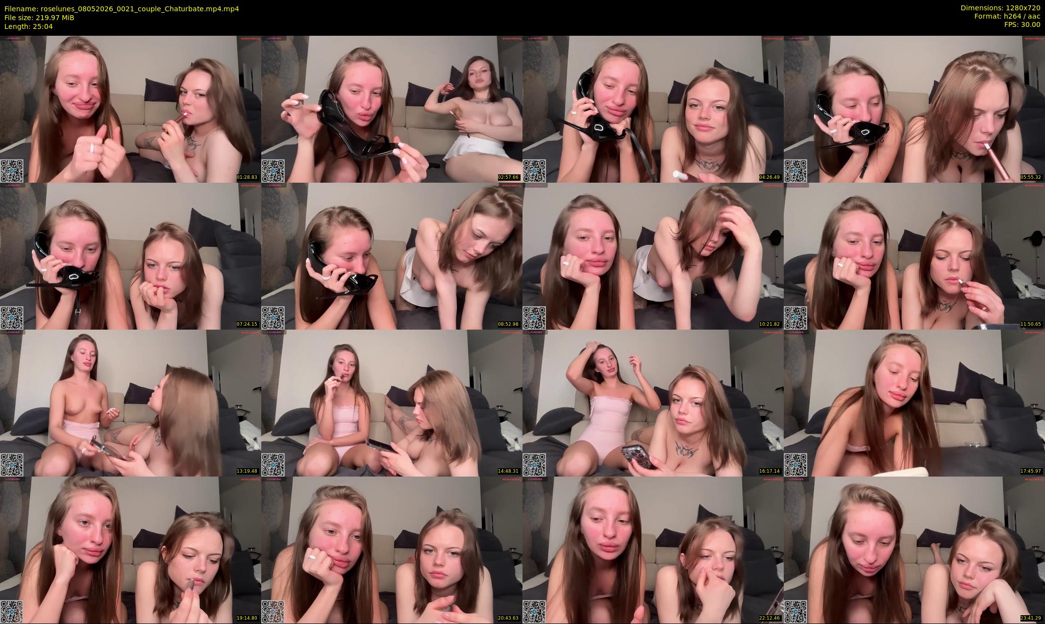 roselunes — 26 minute Chaturbate female cam show recording, 720p, May 8, 2026
