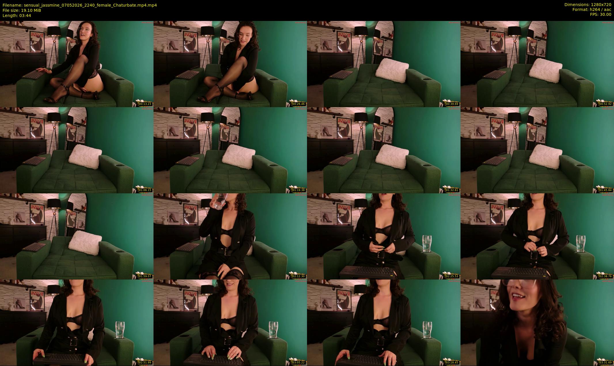 sensual_jassmine — 4 minute Chaturbate female cam show recording, 720p, May 7, 2026
