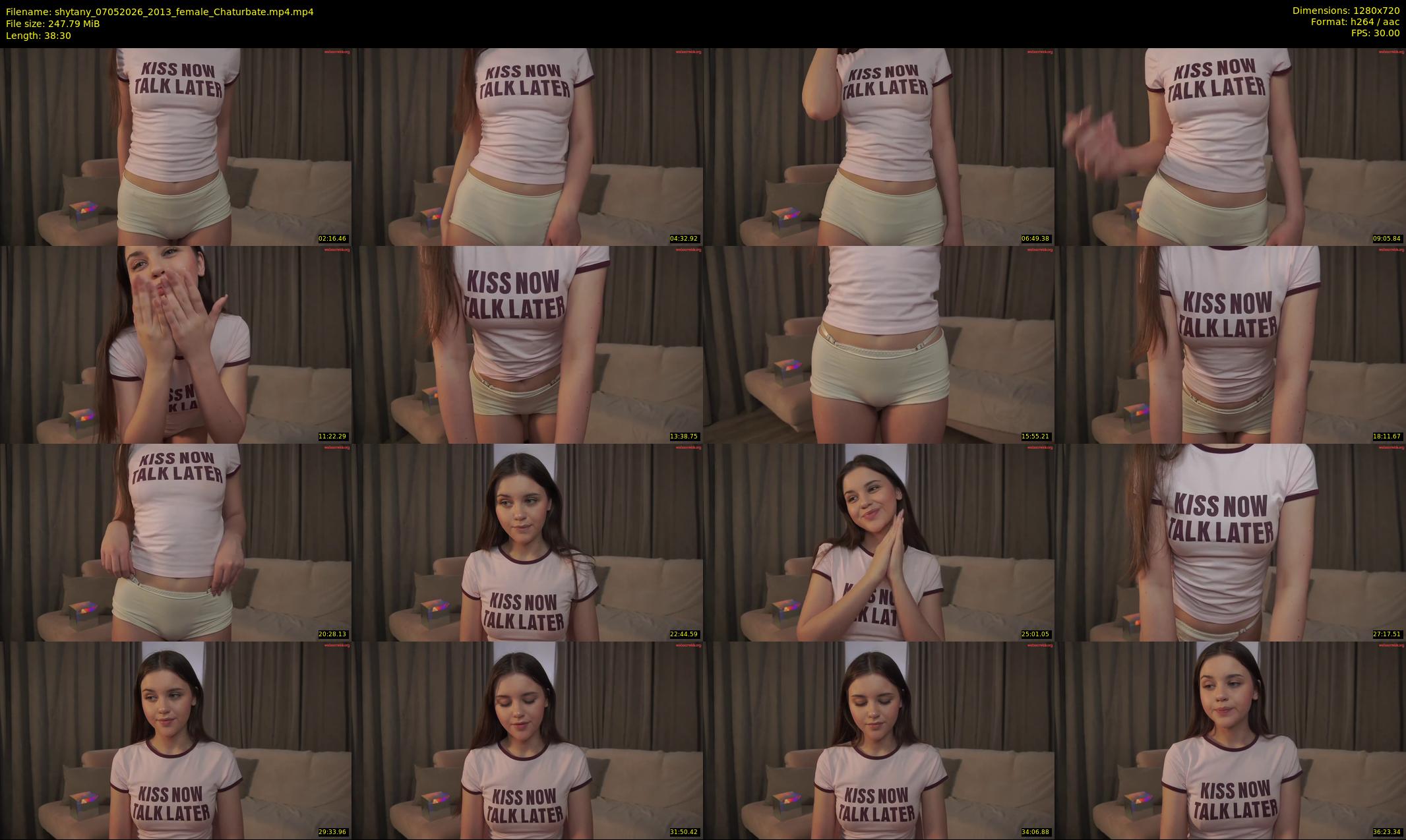 shytany — 39 minute Chaturbate female cam show recording, 720p, May 7, 2026