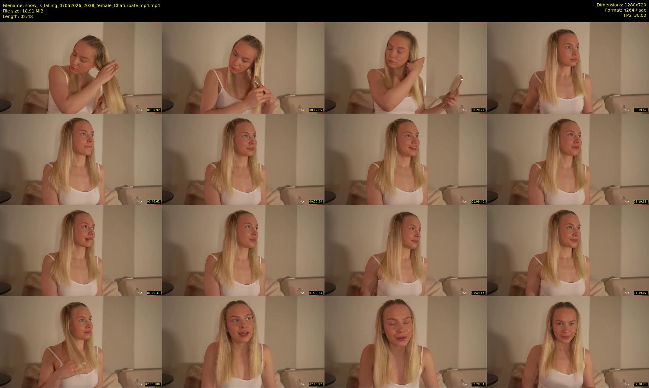 snow_is_falling — 3 minute Chaturbate female cam show recording, 720p, May 7, 2026