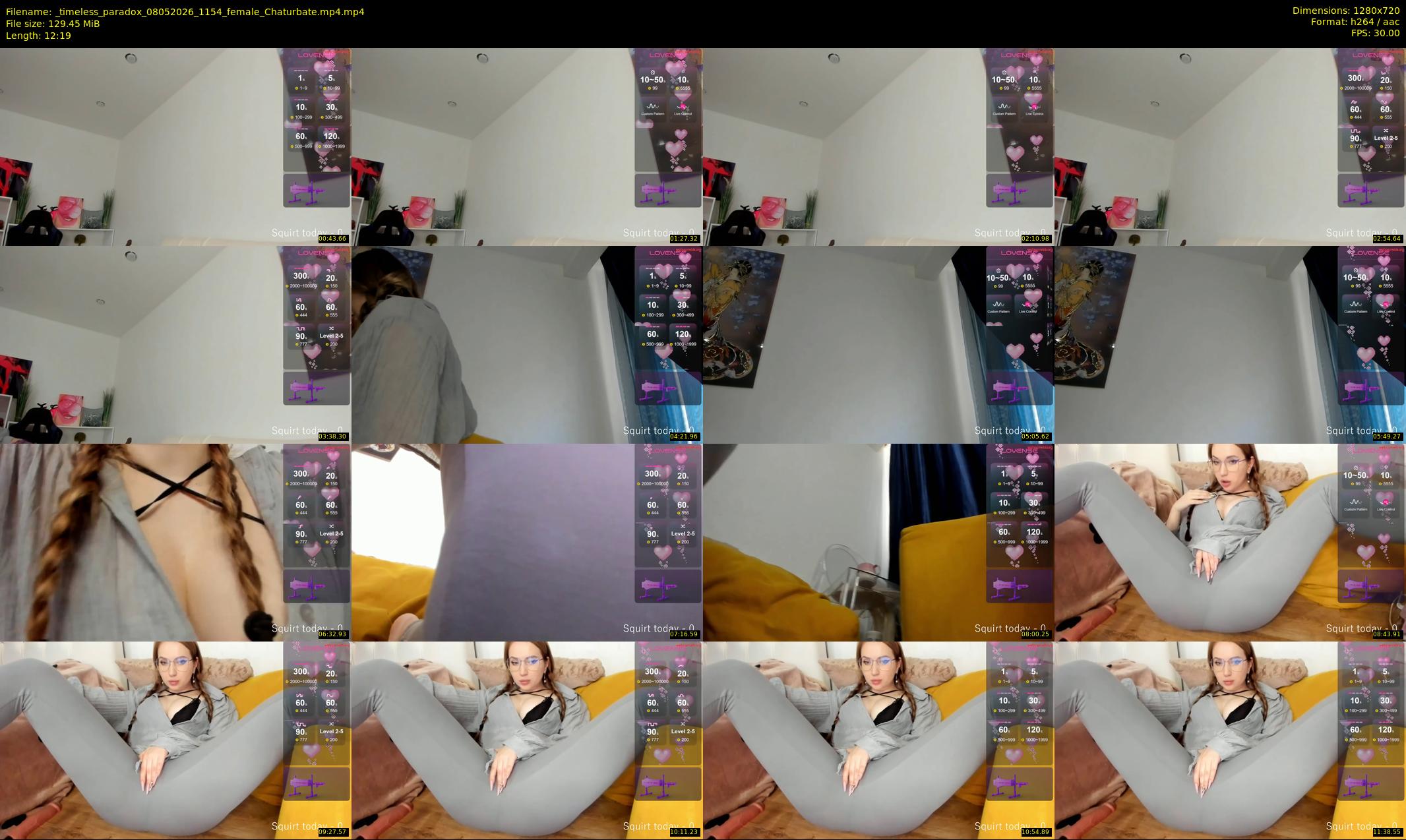 _timeless_paradox — 13 minute Chaturbate female cam show recording, 720p, May 8, 2026
