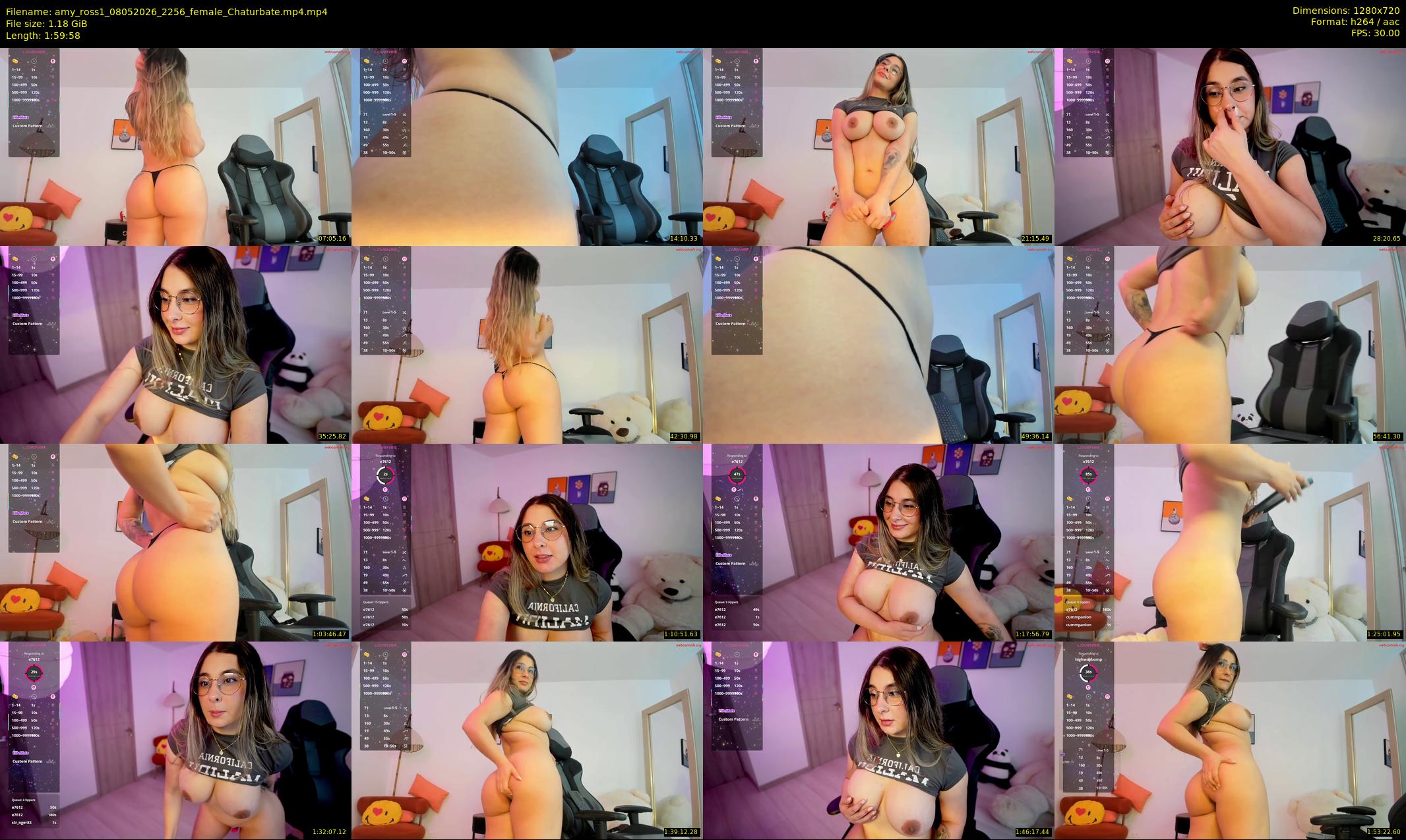 amy_ross1 — 120 minute Chaturbate female cam show recording, 720p, May 8, 2026