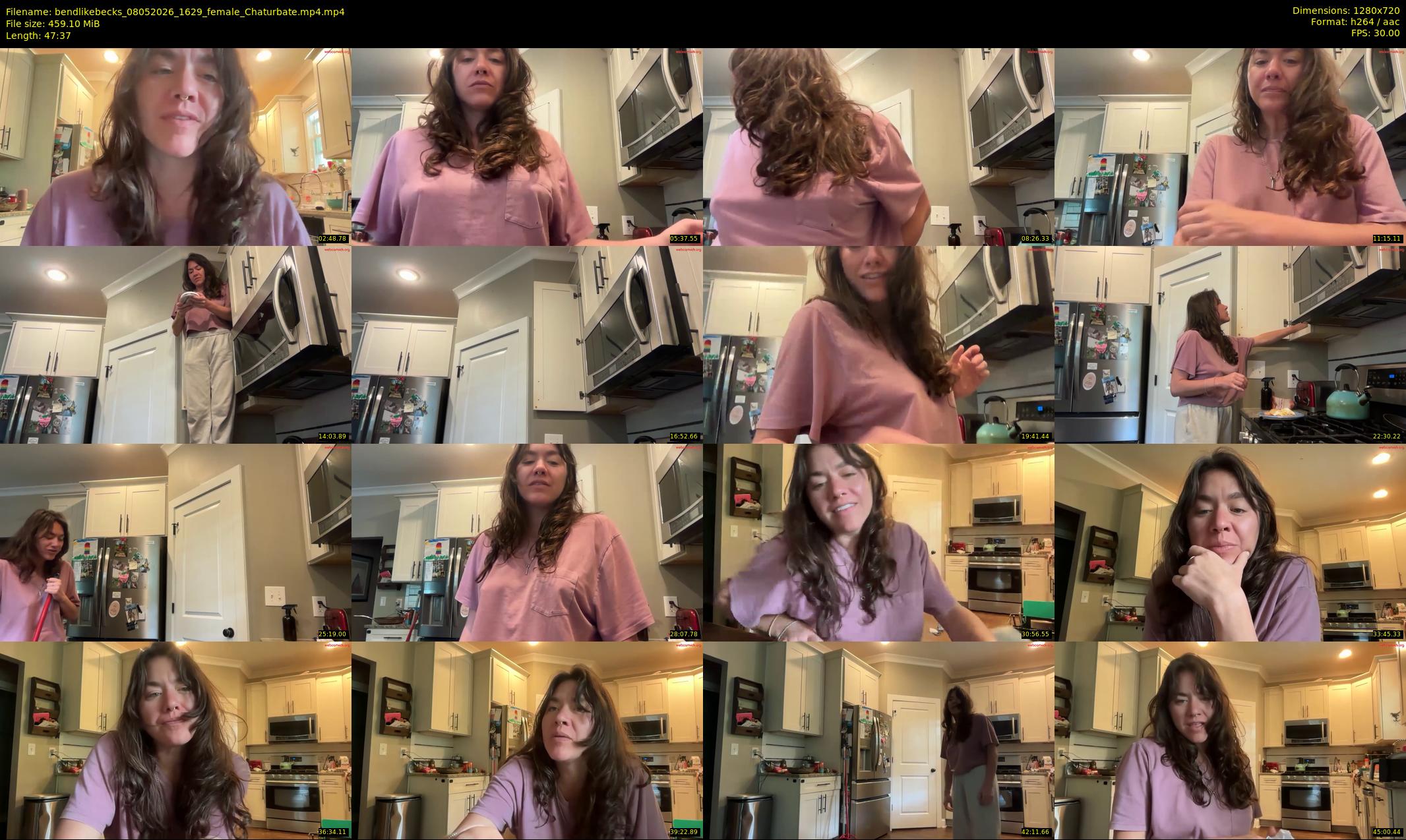 bendlikebecks — 48 minute Chaturbate female cam show recording, 720p, May 8, 2026