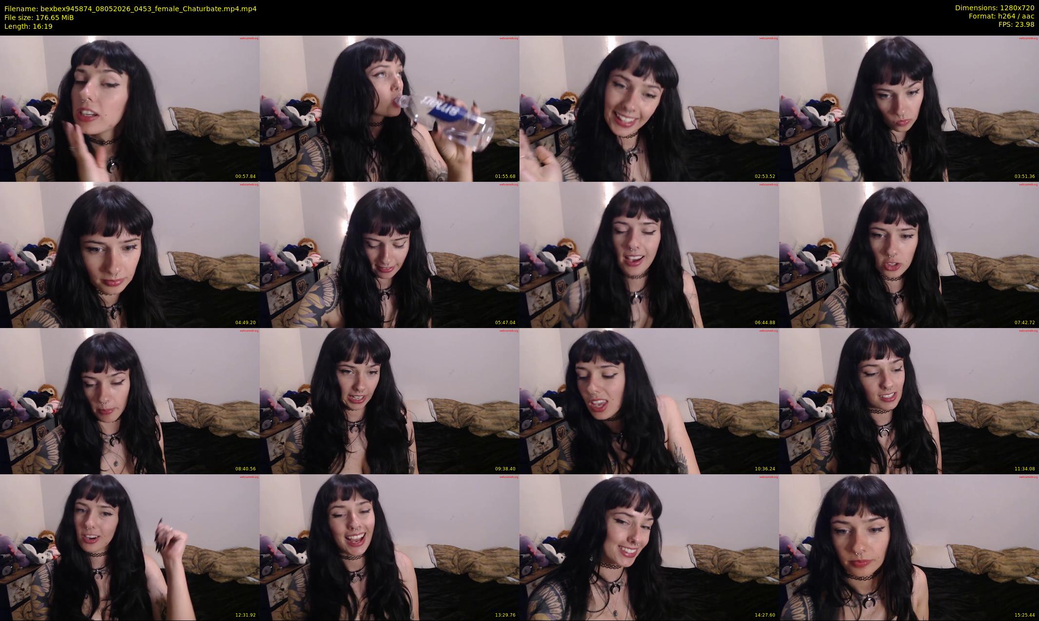 bexbex945874 — 17 minute Chaturbate female cam show recording, 720p, May 8, 2026