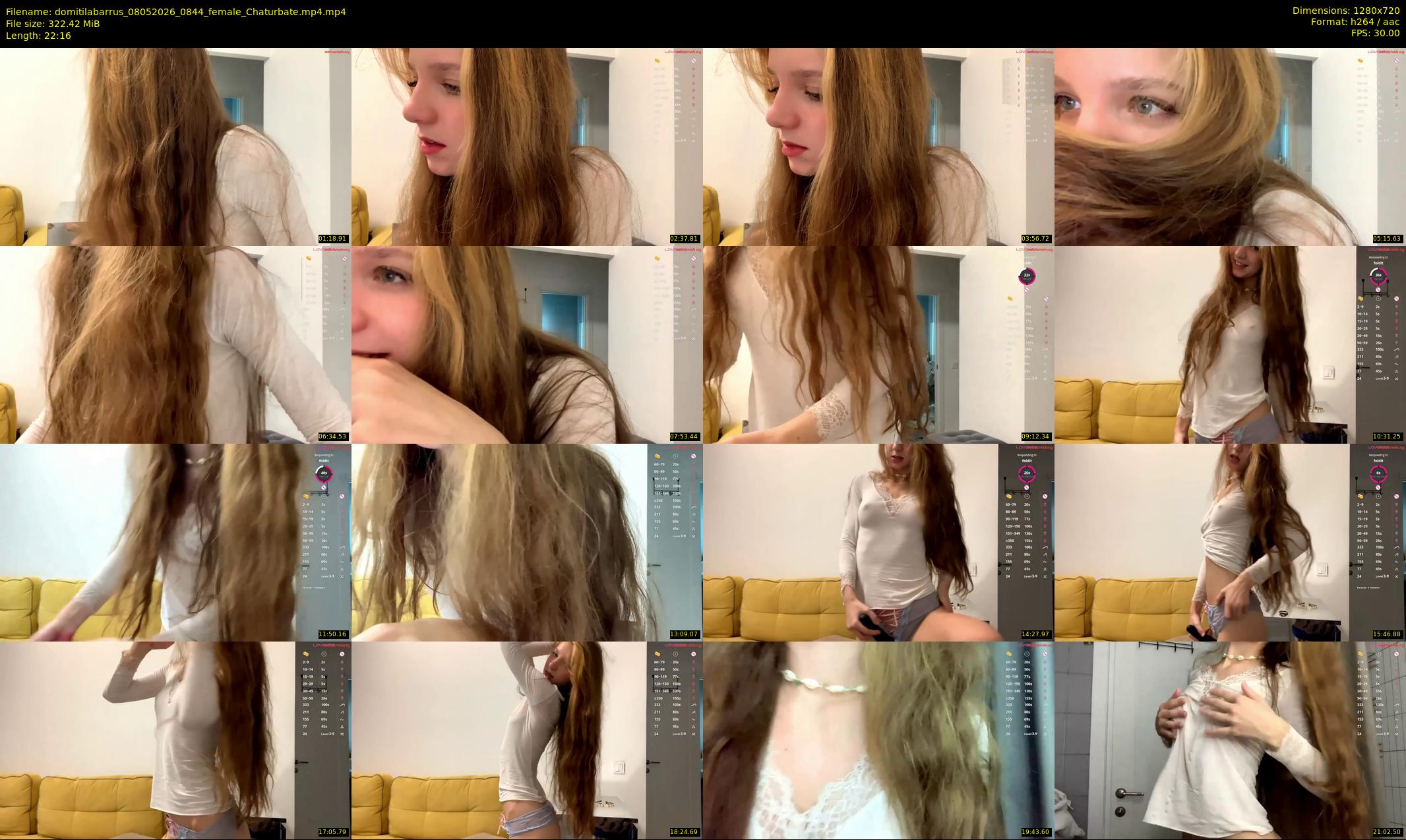 domitilabarrus — 23 minute Chaturbate female cam show recording, 720p, May 8, 2026
