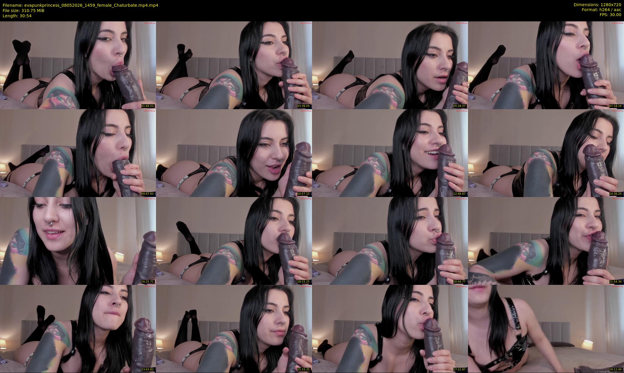 evapunkprincess — 31 minute Chaturbate female cam show recording, 720p, May 8, 2026