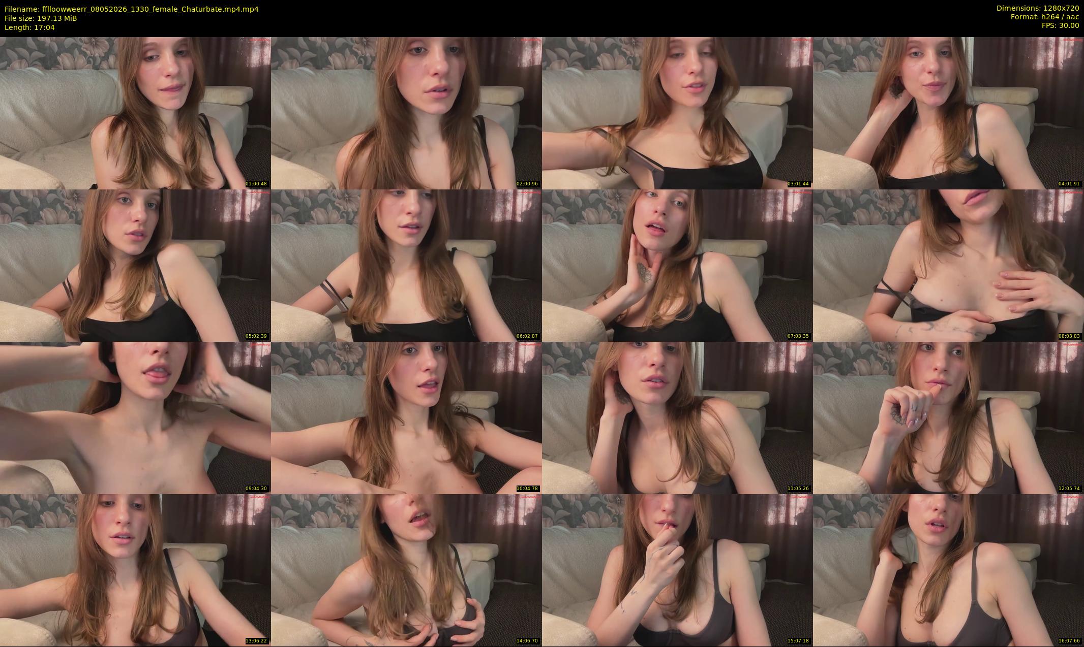 fflloowweerr — 18 minute Chaturbate couple cam show recording, 720p, May 8, 2026