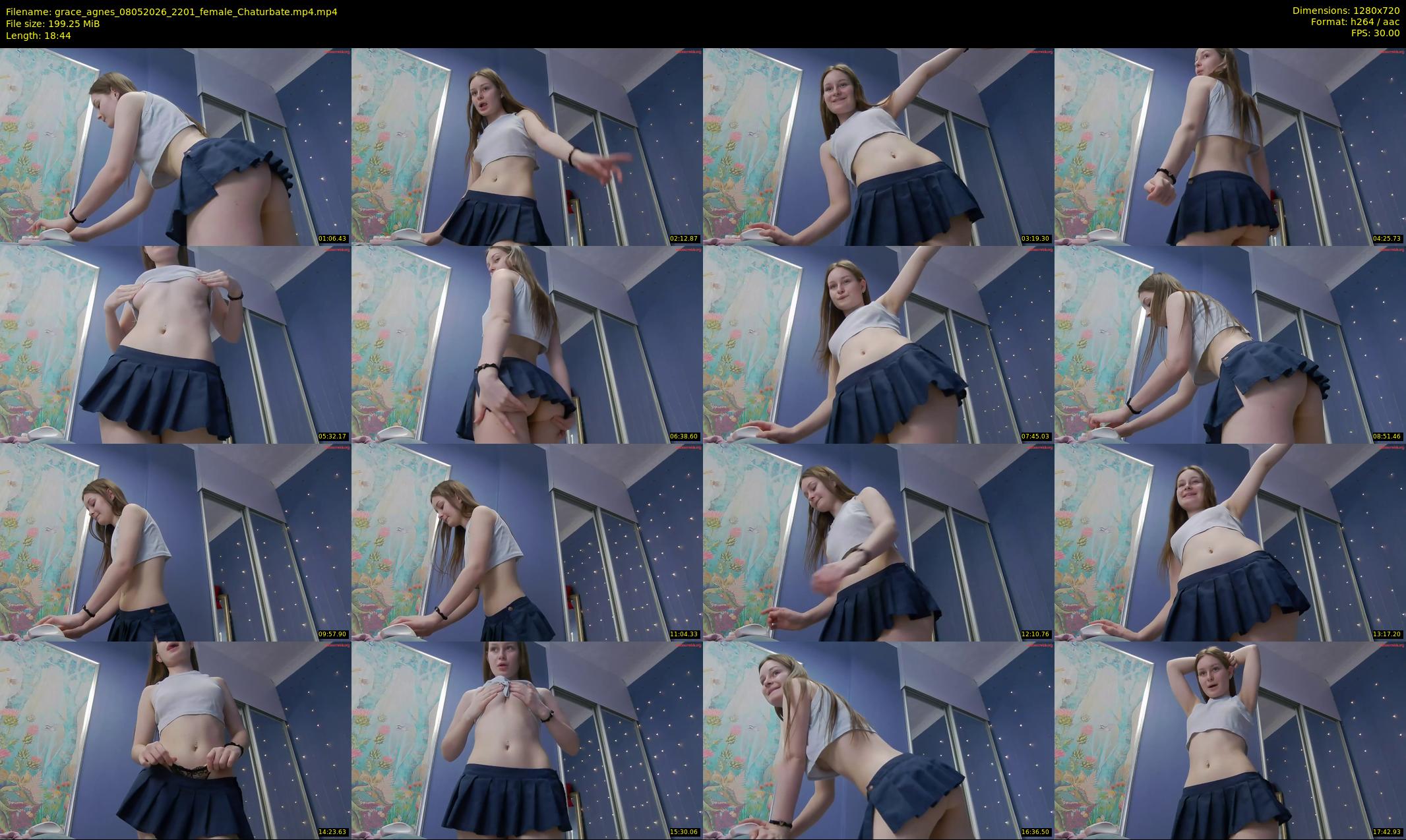 grace_agnes — 19 minute Chaturbate female cam show recording, 720p, May 8, 2026