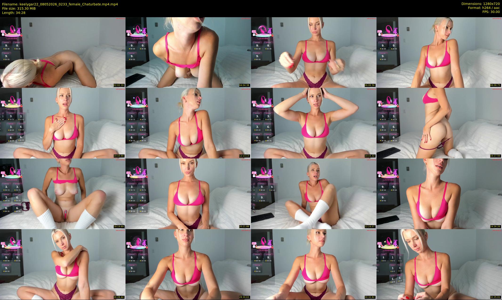 keelygar22 — 35 minute Chaturbate female cam show recording, 720p, May 8, 2026