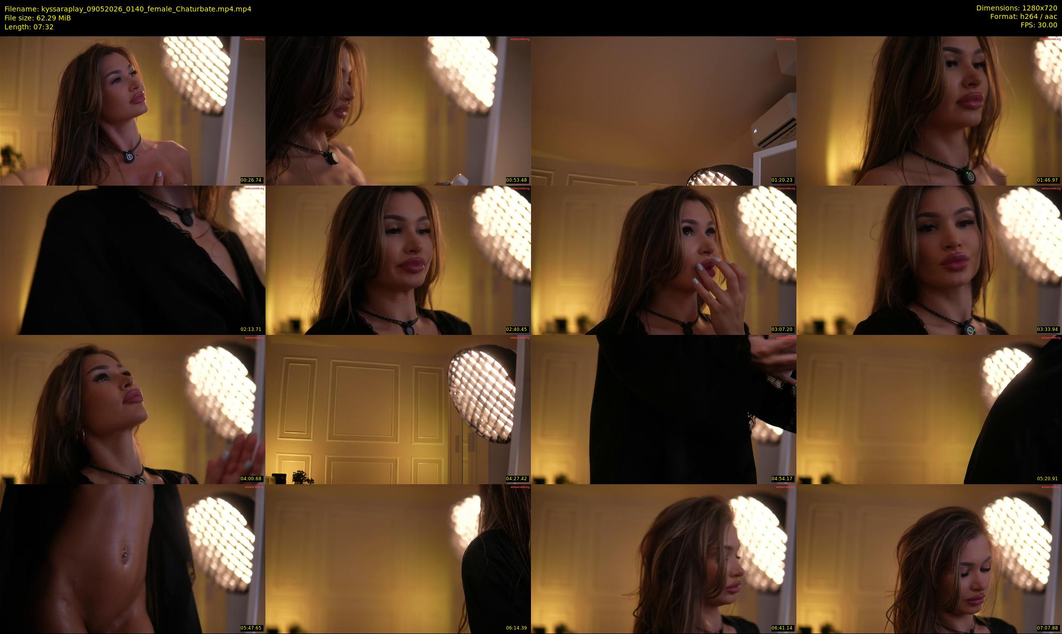 kyssaraplay — 8 minute Chaturbate female cam show recording, 720p, May 9, 2026