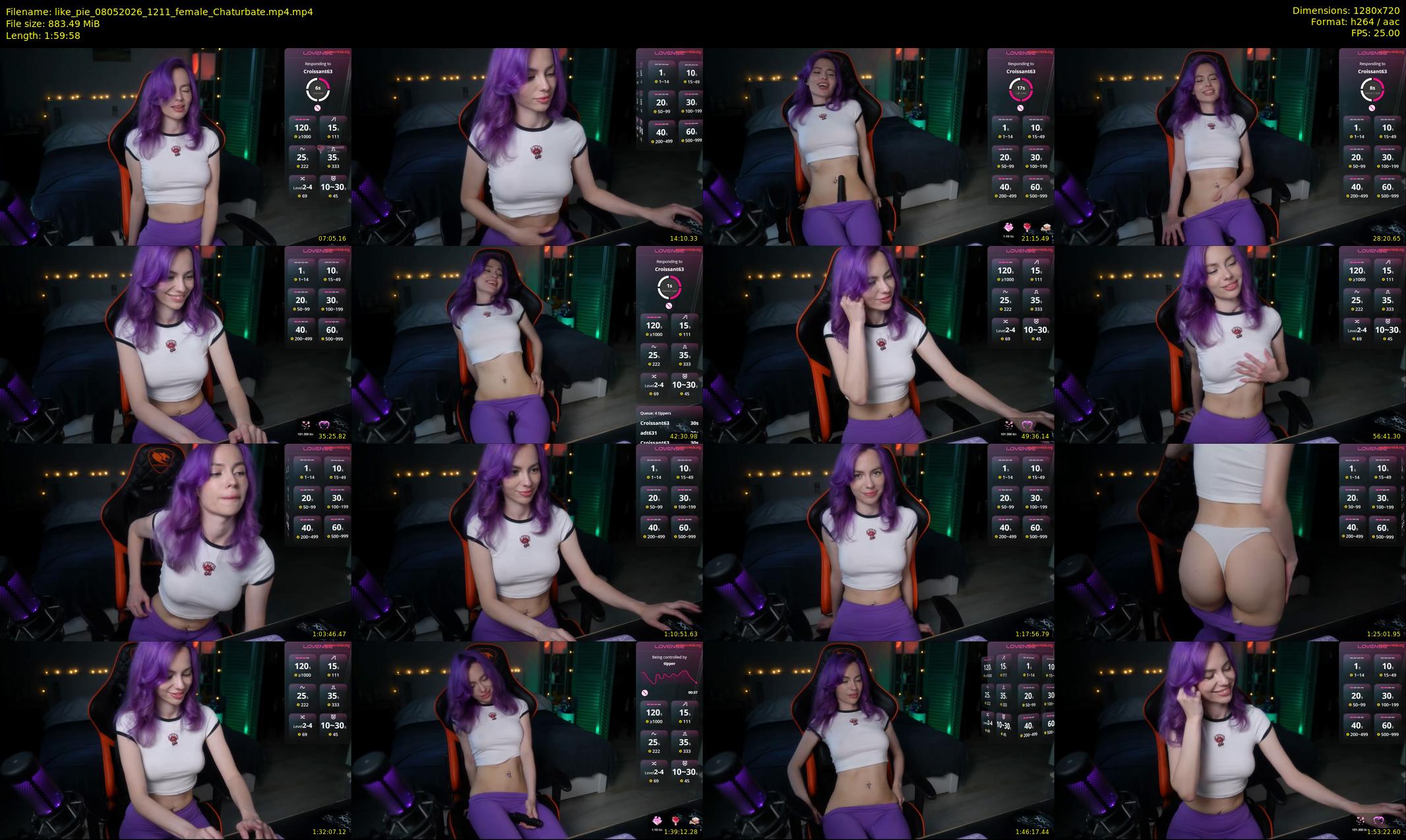like_pie — 120 minute Chaturbate couple cam show recording, 720p, May 8, 2026