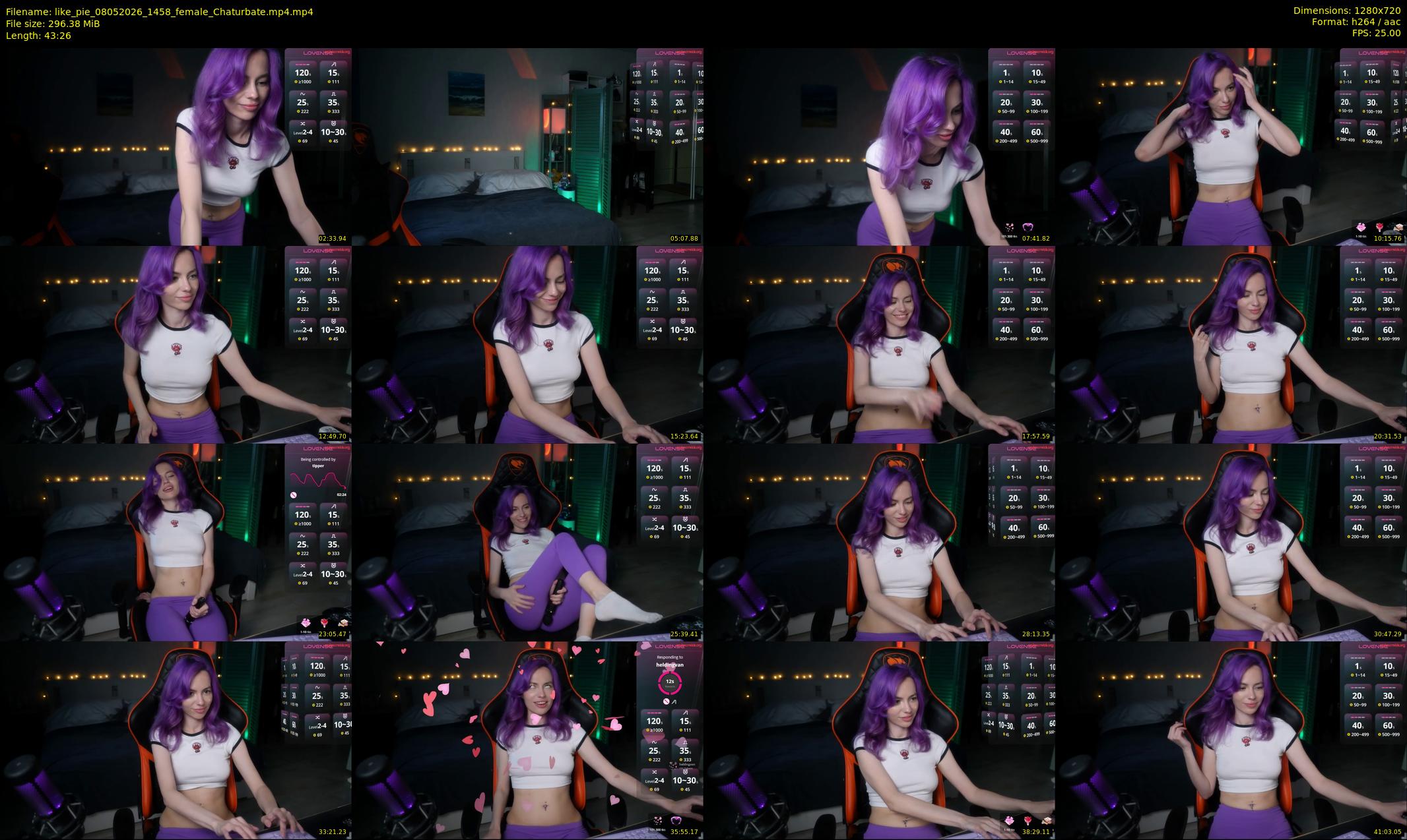 like_pie — 44 minute Chaturbate couple cam show recording, 720p, May 8, 2026