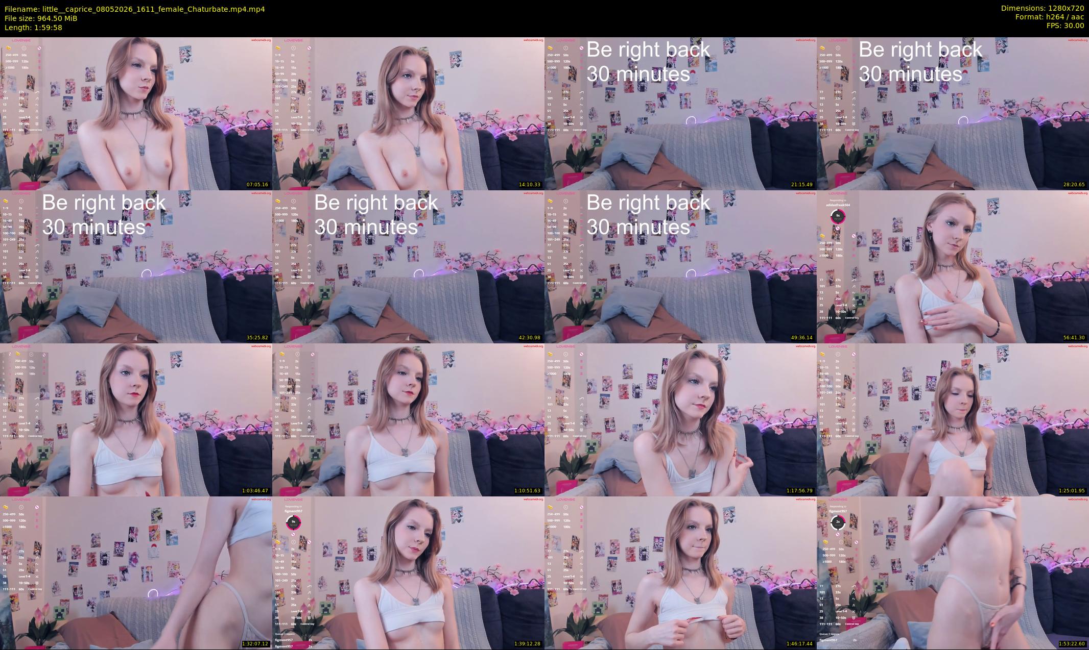 little__caprice — 120 minute Chaturbate female cam show recording, 720p, May 8, 2026