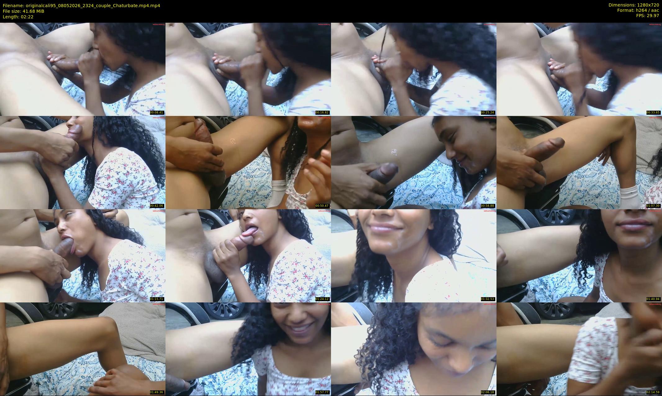 originalcali95 — 3 minute Chaturbate couple cam show recording, 720p, May 8, 2026