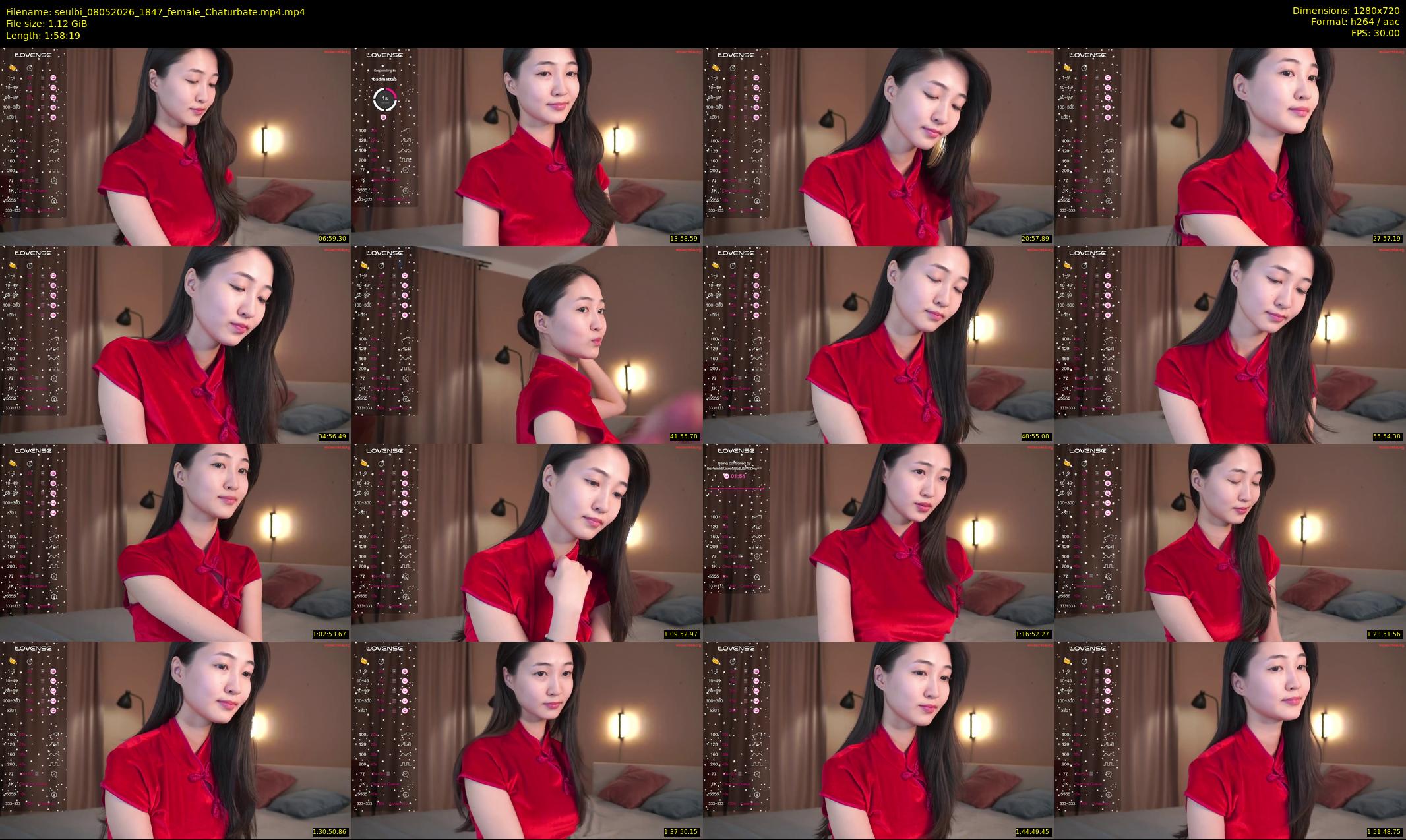seulbi — 119 minute Chaturbate female cam show recording, 720p, May 8, 2026
