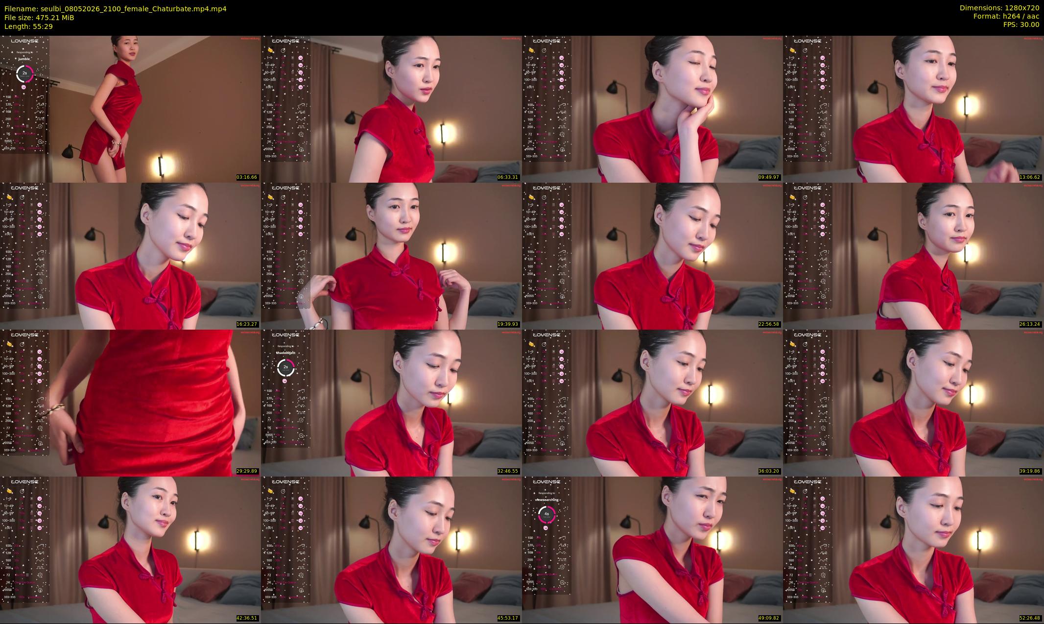 seulbi — 56 minute Chaturbate female cam show recording, 720p, May 8, 2026