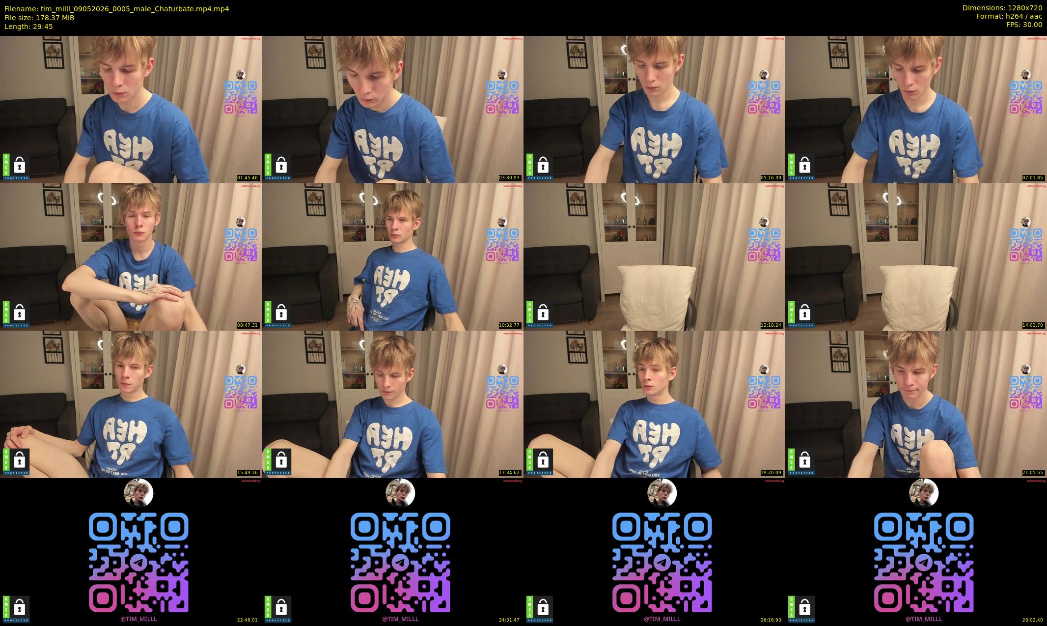 tim_milll — 30 minute Chaturbate male cam show recording, 720p, May 9, 2026