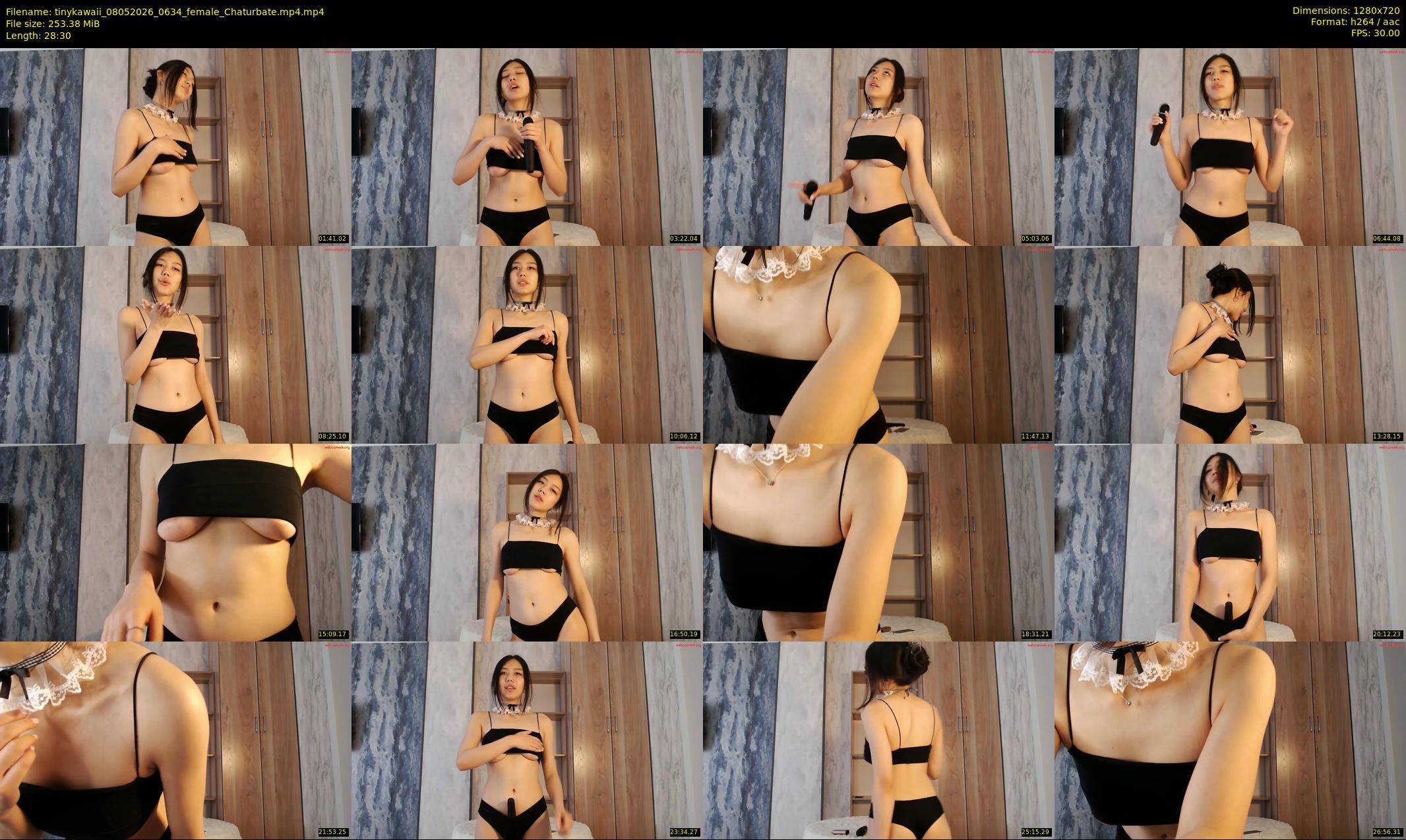 tinykawaii — 29 minute Chaturbate female cam show recording, 720p, May 8, 2026