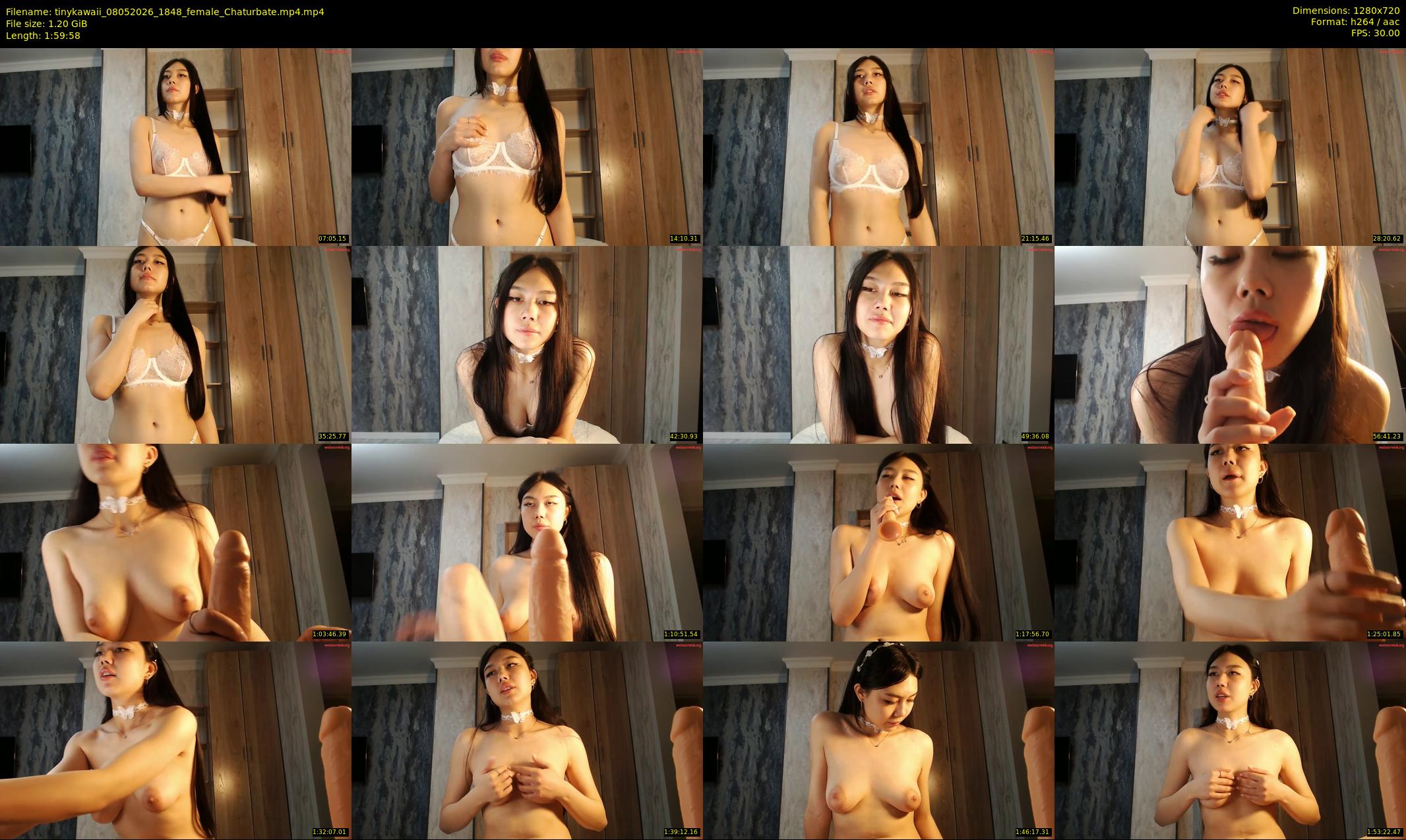 tinykawaii — 120 minute Chaturbate female cam show recording, 720p, May 8, 2026