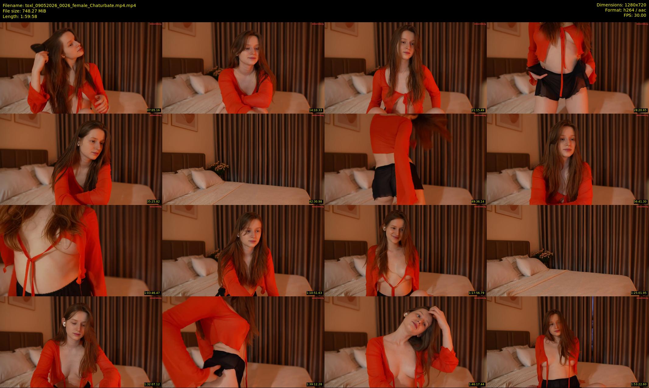 toxl — 120 minute Chaturbate female cam show recording, 720p, May 9, 2026