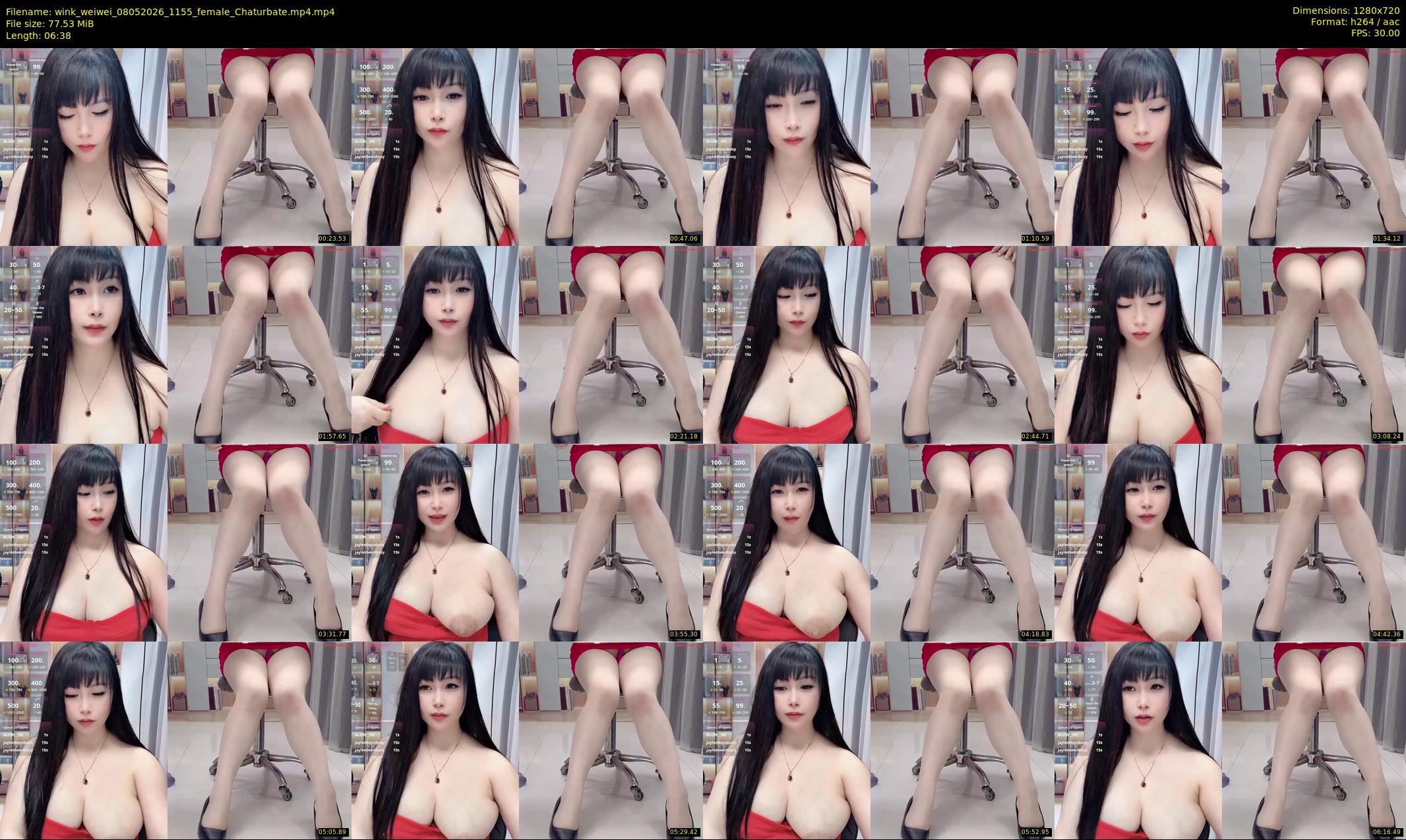 wink_weiwei — 7 minute Chaturbate female cam show recording, 720p, May 8, 2026