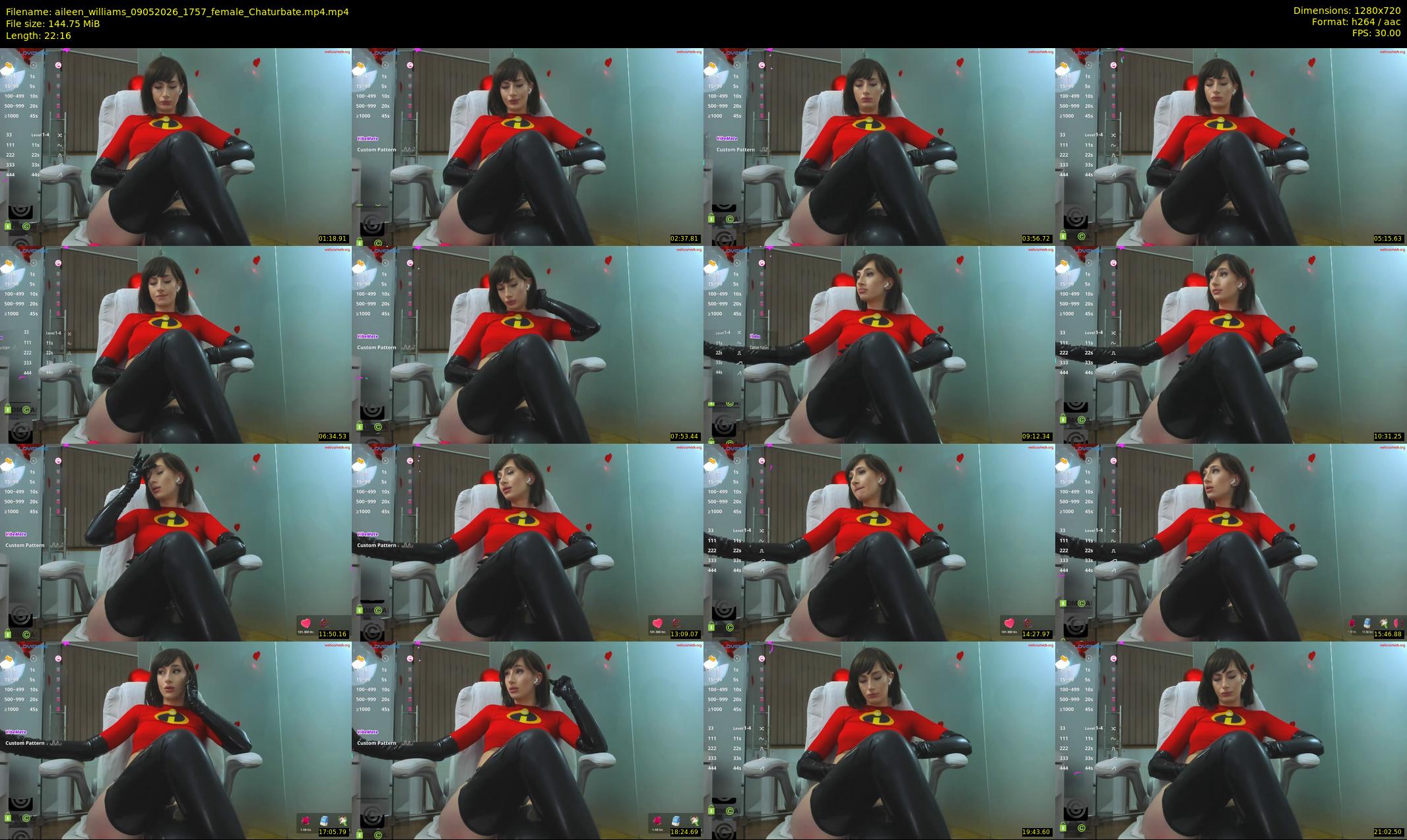 aileen_williams — 23 minute Chaturbate female cam show recording, 720p, May 9, 2026