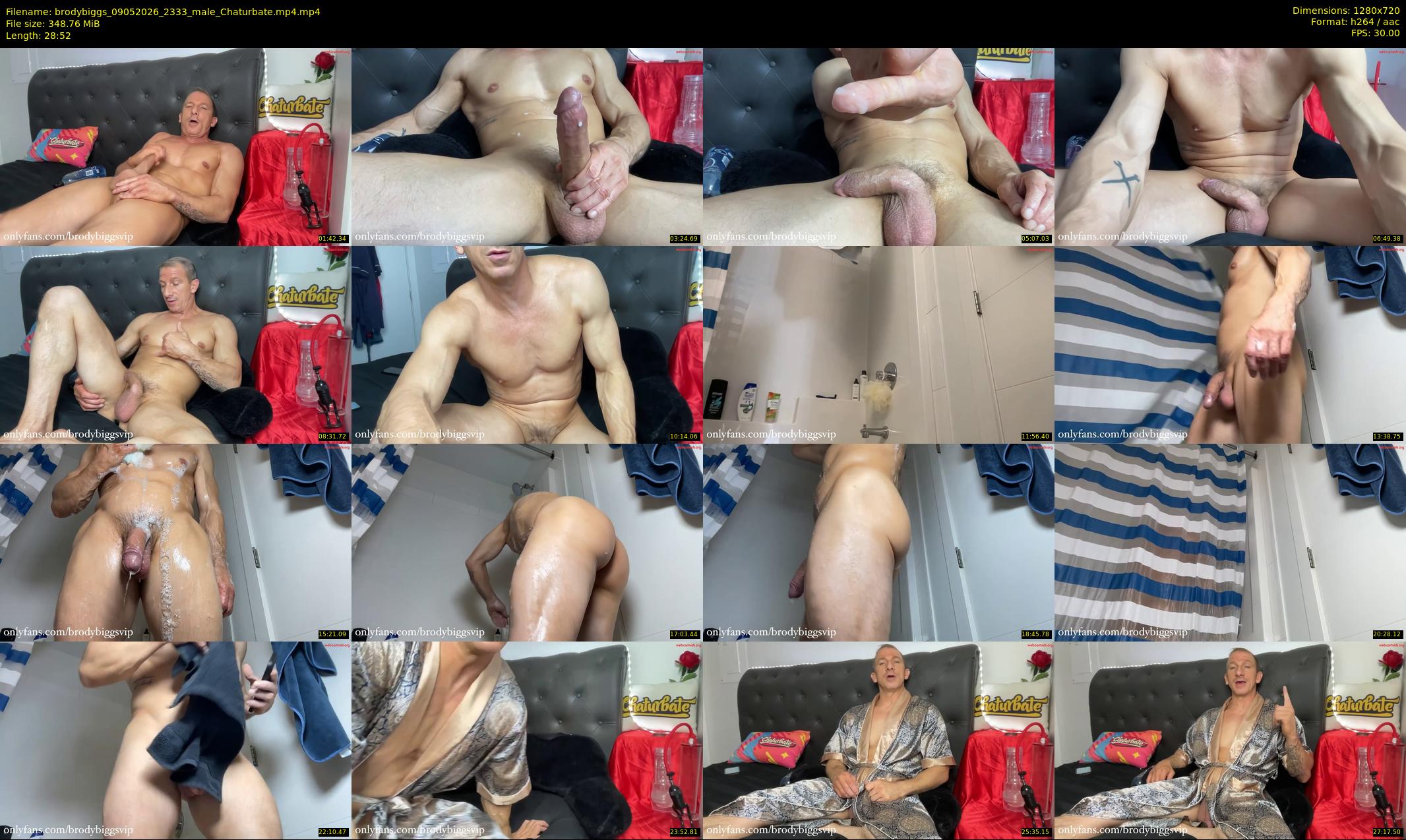 brodybiggs — 29 minute Chaturbate male cam show recording, 720p, May 9, 2026
