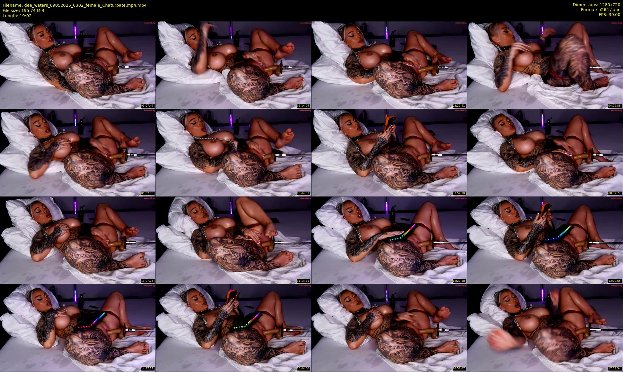 dee_waters — 20 minute Chaturbate female cam show recording, 720p, May 9, 2026