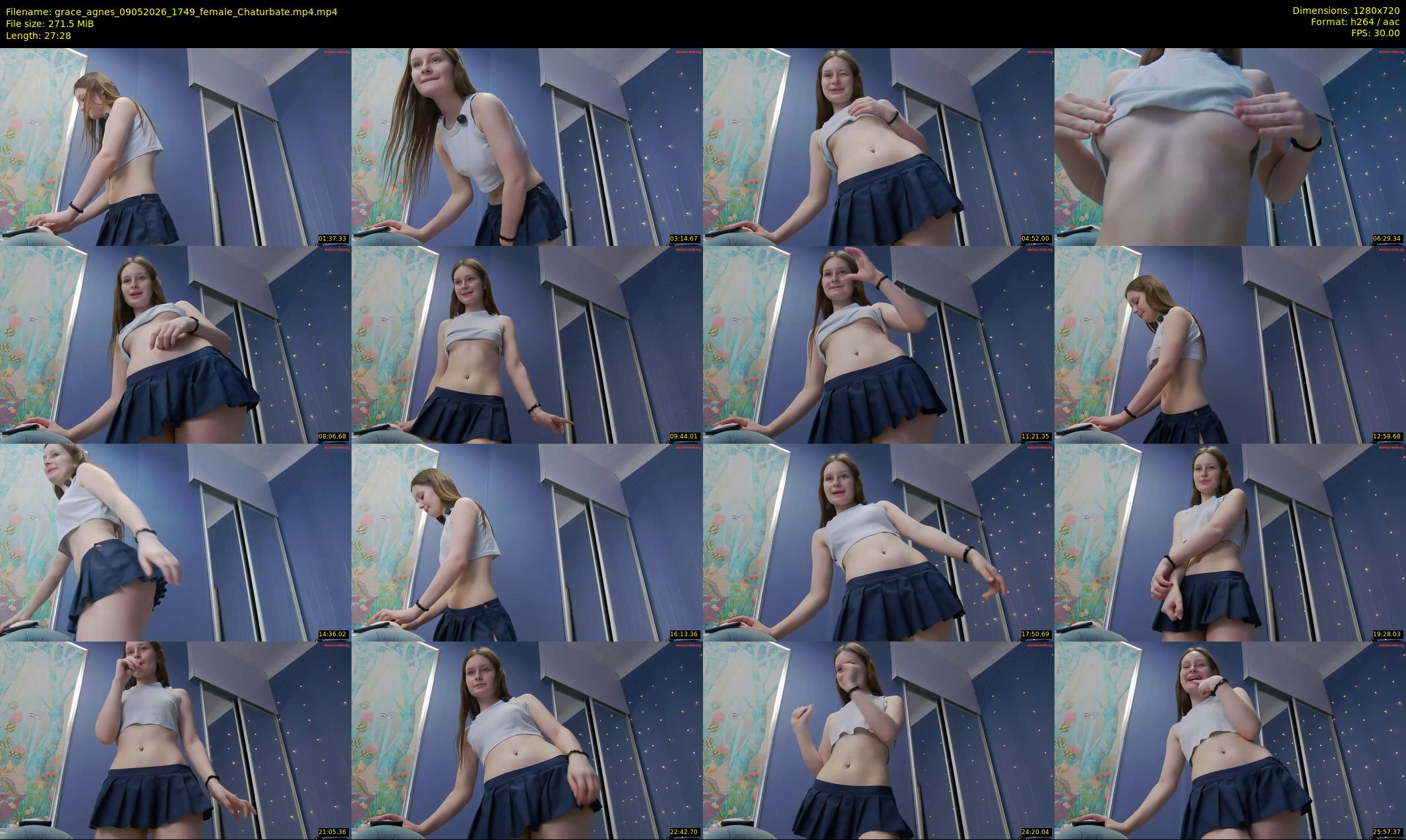 grace_agnes — 28 minute Chaturbate female cam show recording, 720p, May 9, 2026
