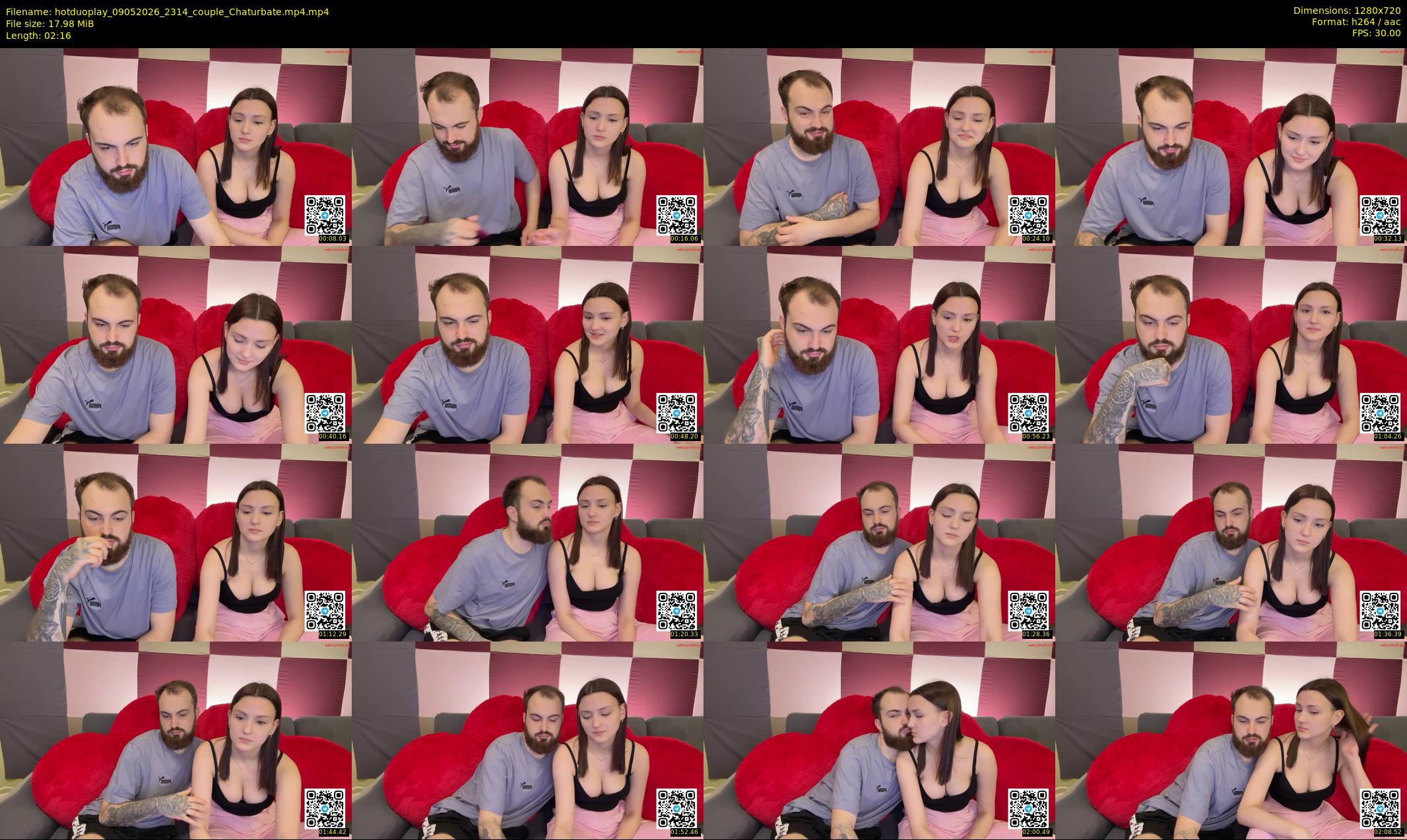 hotduoplay — 3 minute Chaturbate couple cam show recording, 720p, May 9, 2026