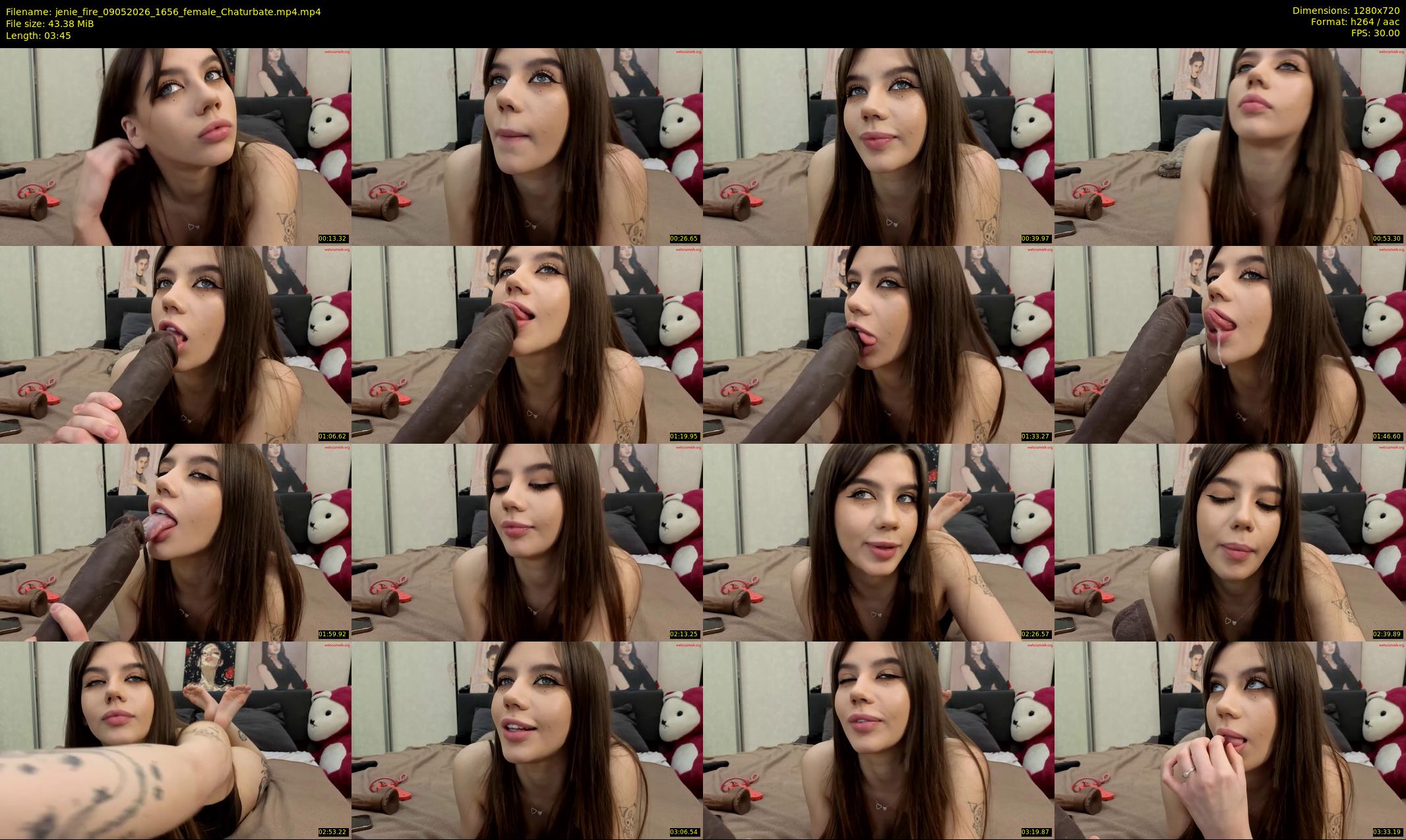 jenie_fire — 4 minute Chaturbate female cam show recording, 720p, May 9, 2026