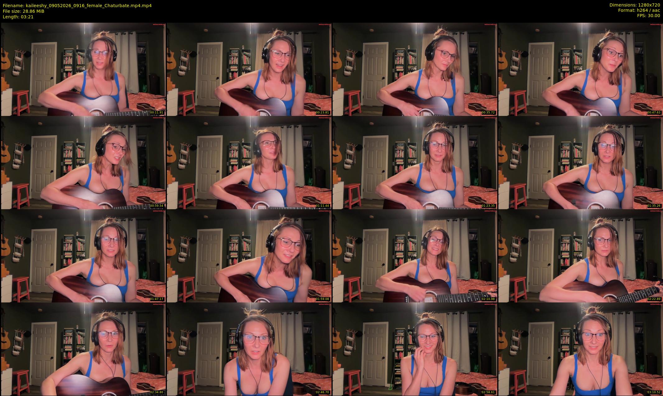 kaileeshy — 4 minute Chaturbate female cam show recording, 720p, May 9, 2026